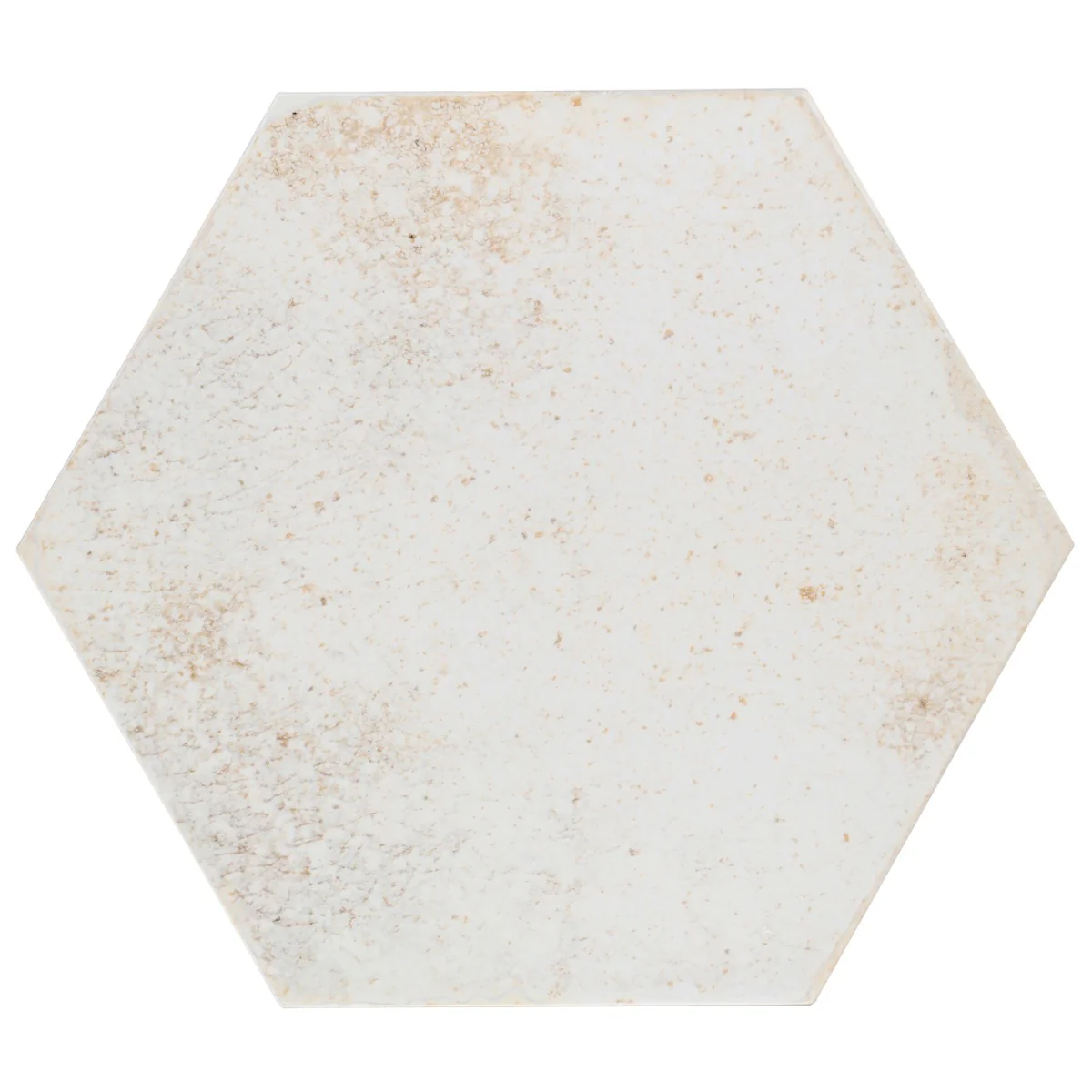 Kalay White 9" Hexagon Polished Porcelain Tile - Lux Tile - Image 3