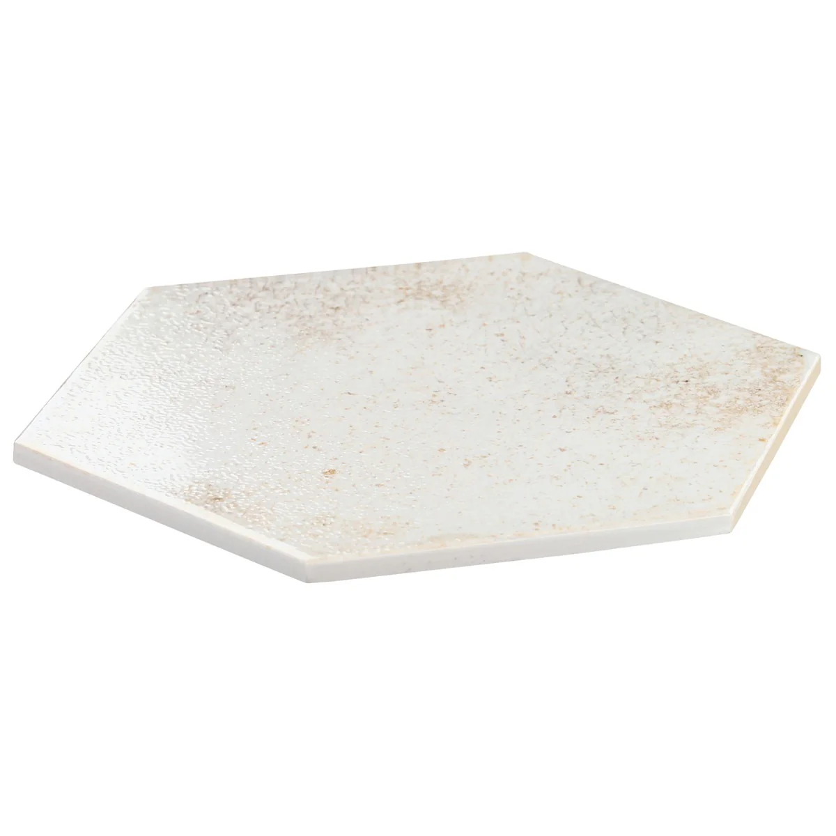 Kalay White 9" Hexagon Polished Porcelain Tile - Lux Tile - Image 4