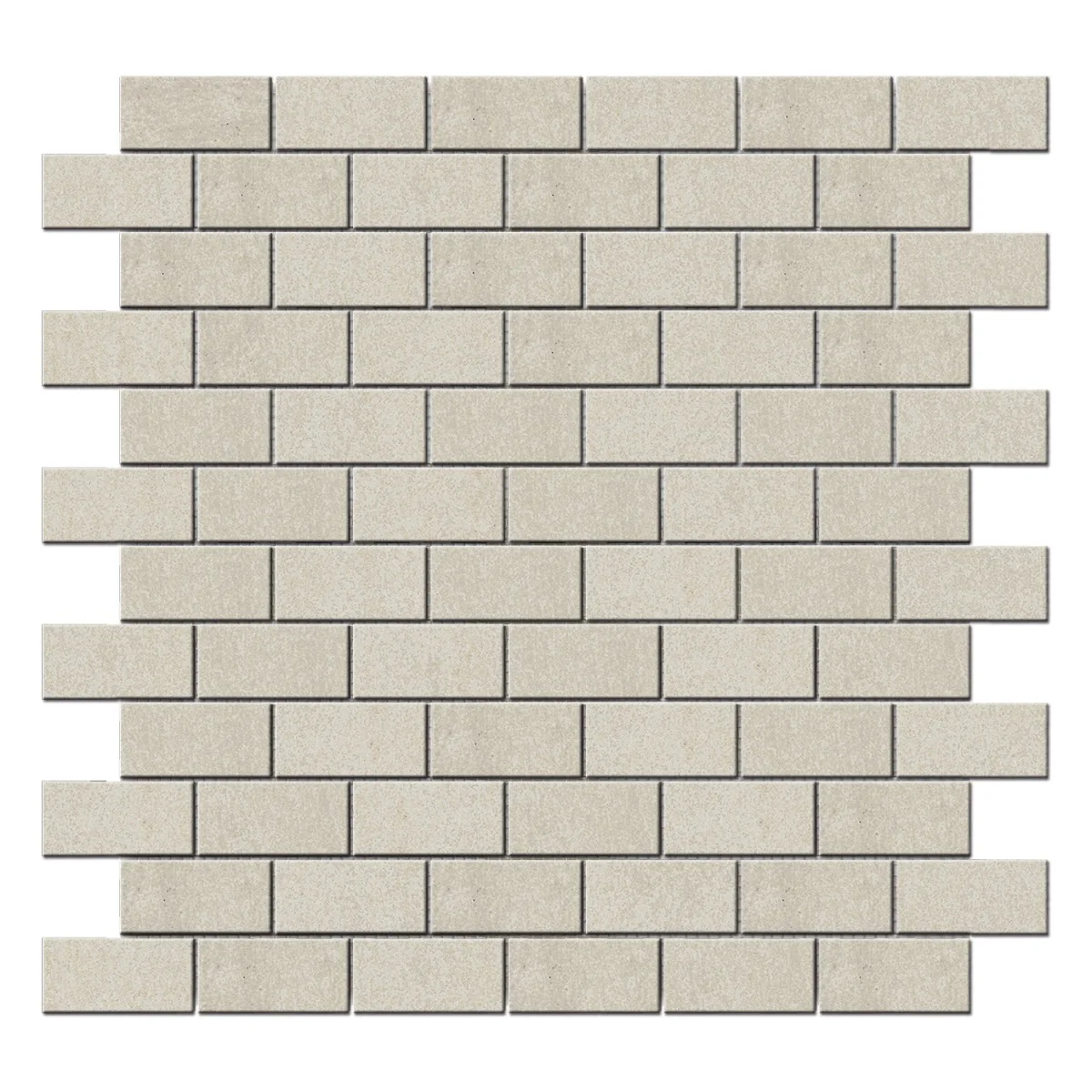 Karo White 1x2 Brick Matte Porcelain Mosaic Tile - Image 3