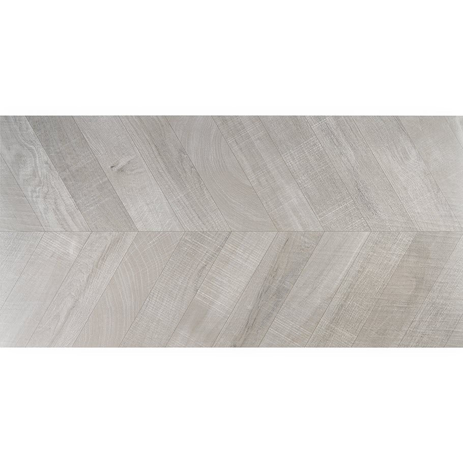 Kenridge Chevron Gray 24x48 Matte Porcelain Tile - Lux Tile - Image 3