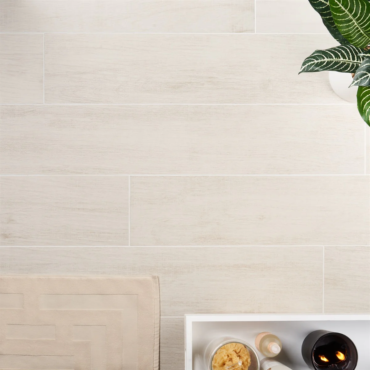 Kenridge White 8x48 Matte Porcelain Tile - Wood Look - Image 7
