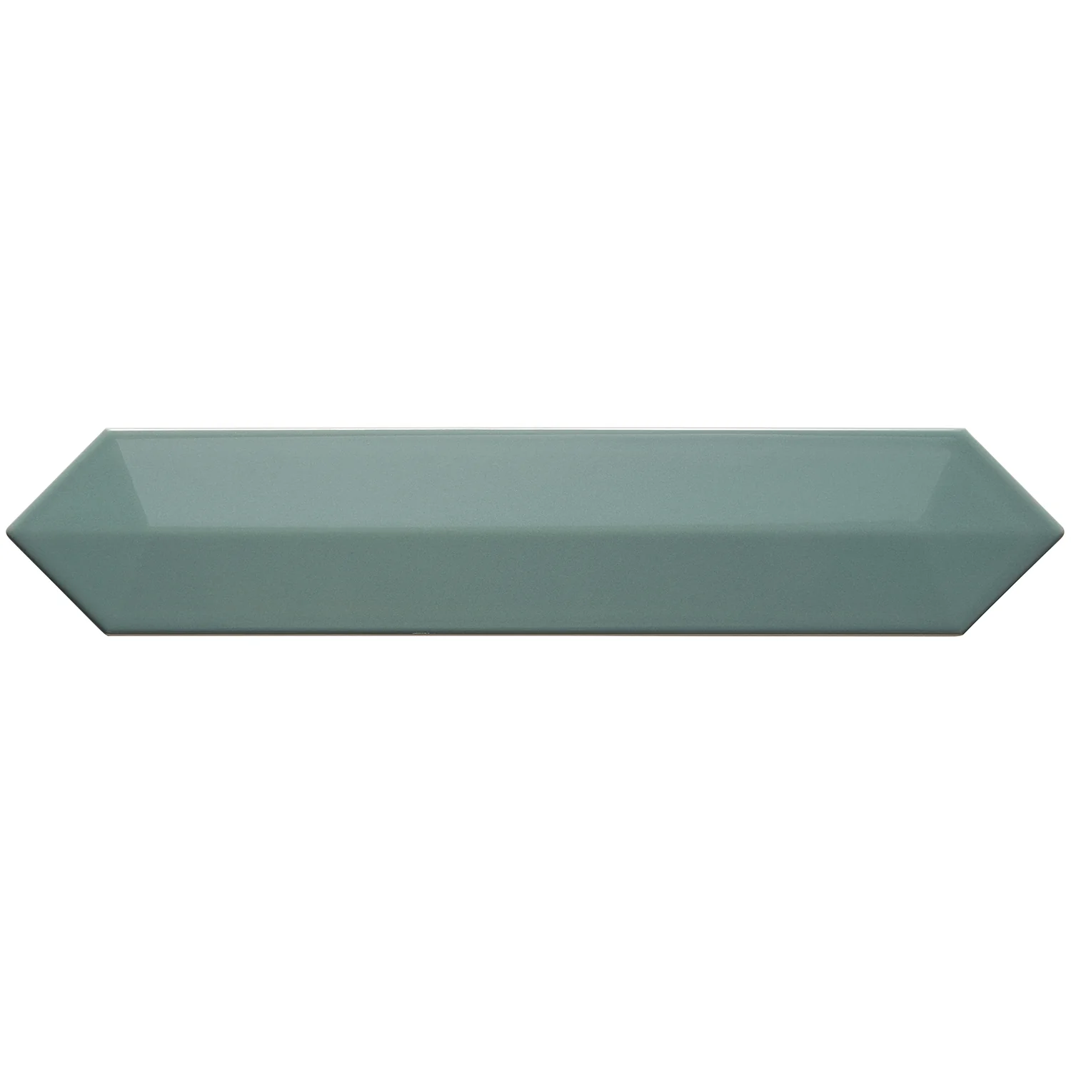 Kent Jade Green 3D Picket Polished Ceramic Wall Tile - Lux Tile - Image 5