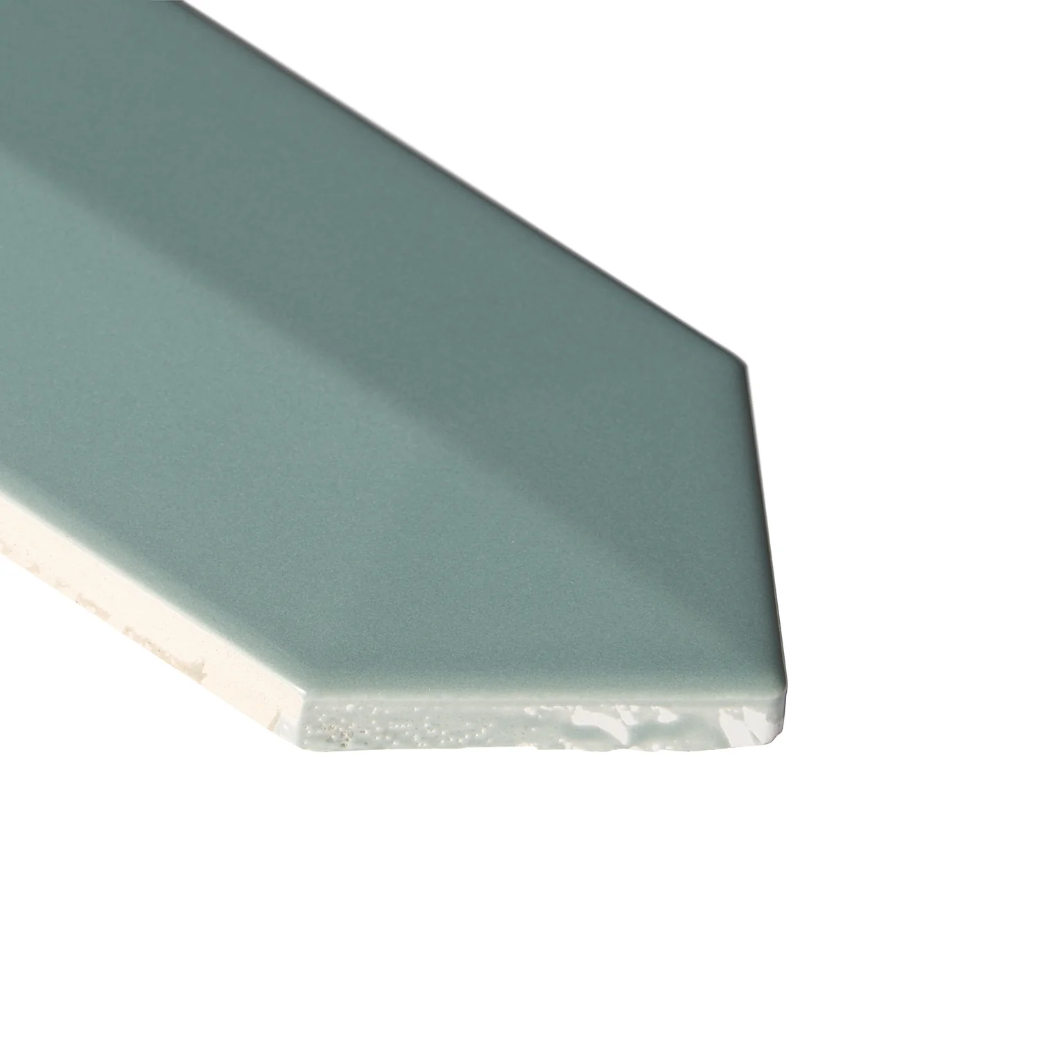 Kent Jade Green 3D Picket Polished Ceramic Wall Tile - Lux Tile - Image 7