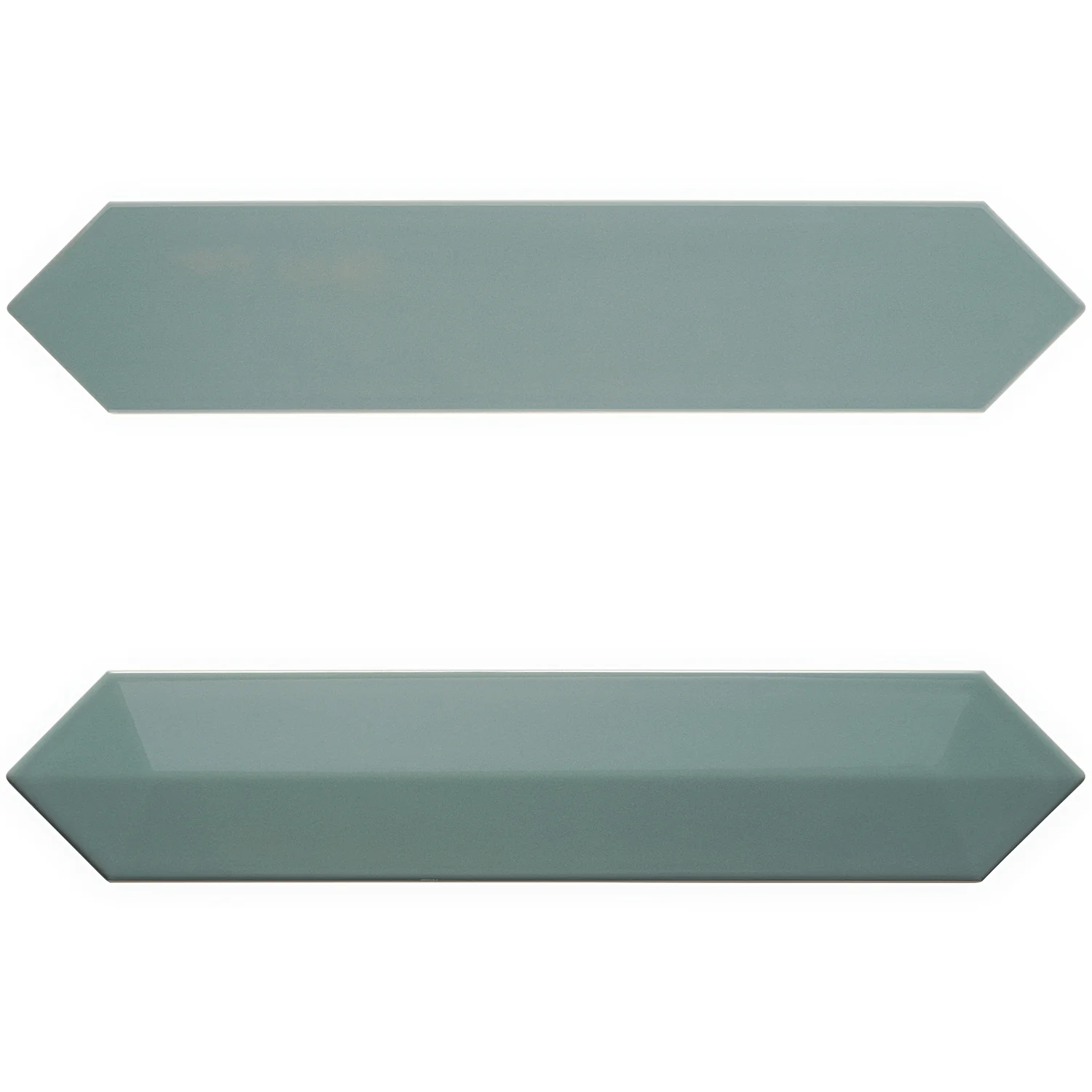 Kent Jade Green 3D Picket Polished Ceramic Wall Tile - Lux Tile - Image 9