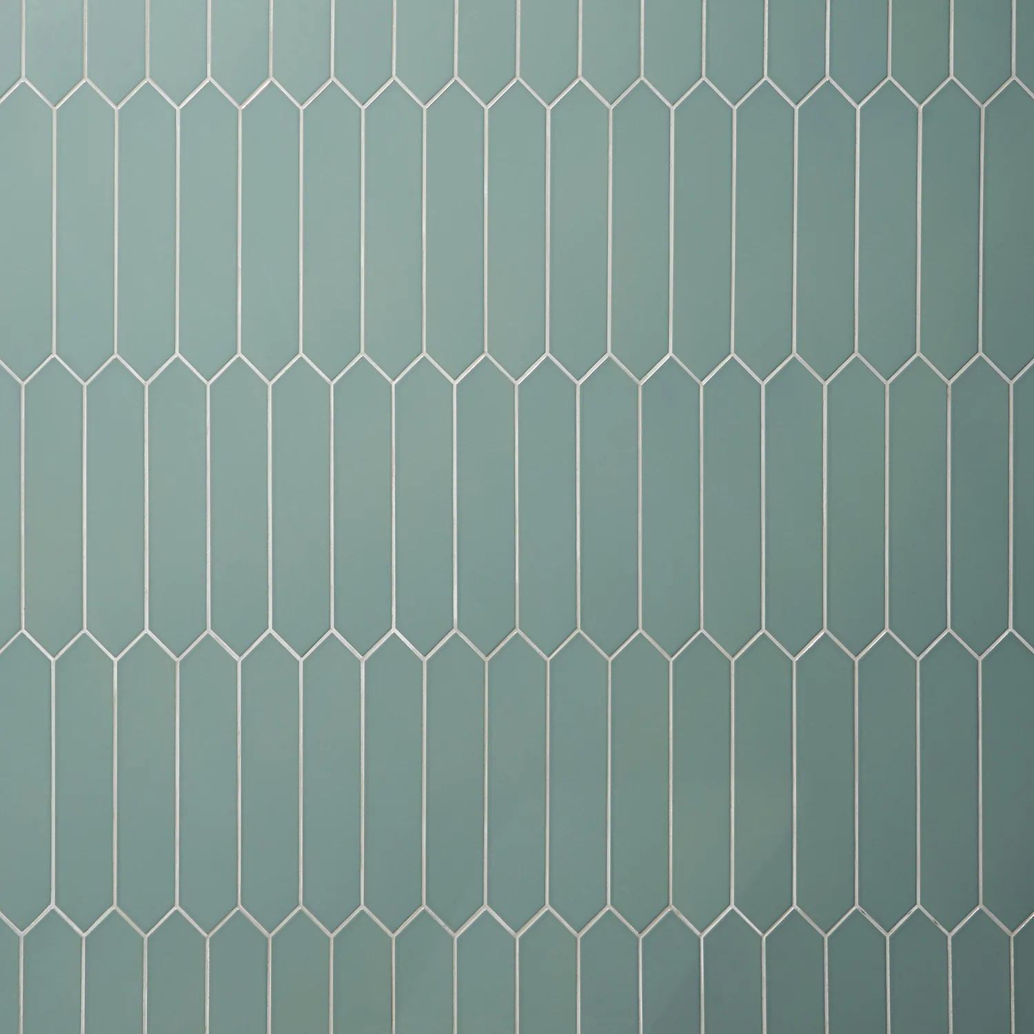 Kent Jade Green 3x12 Picket Polished Ceramic Wall Tile - Image 8