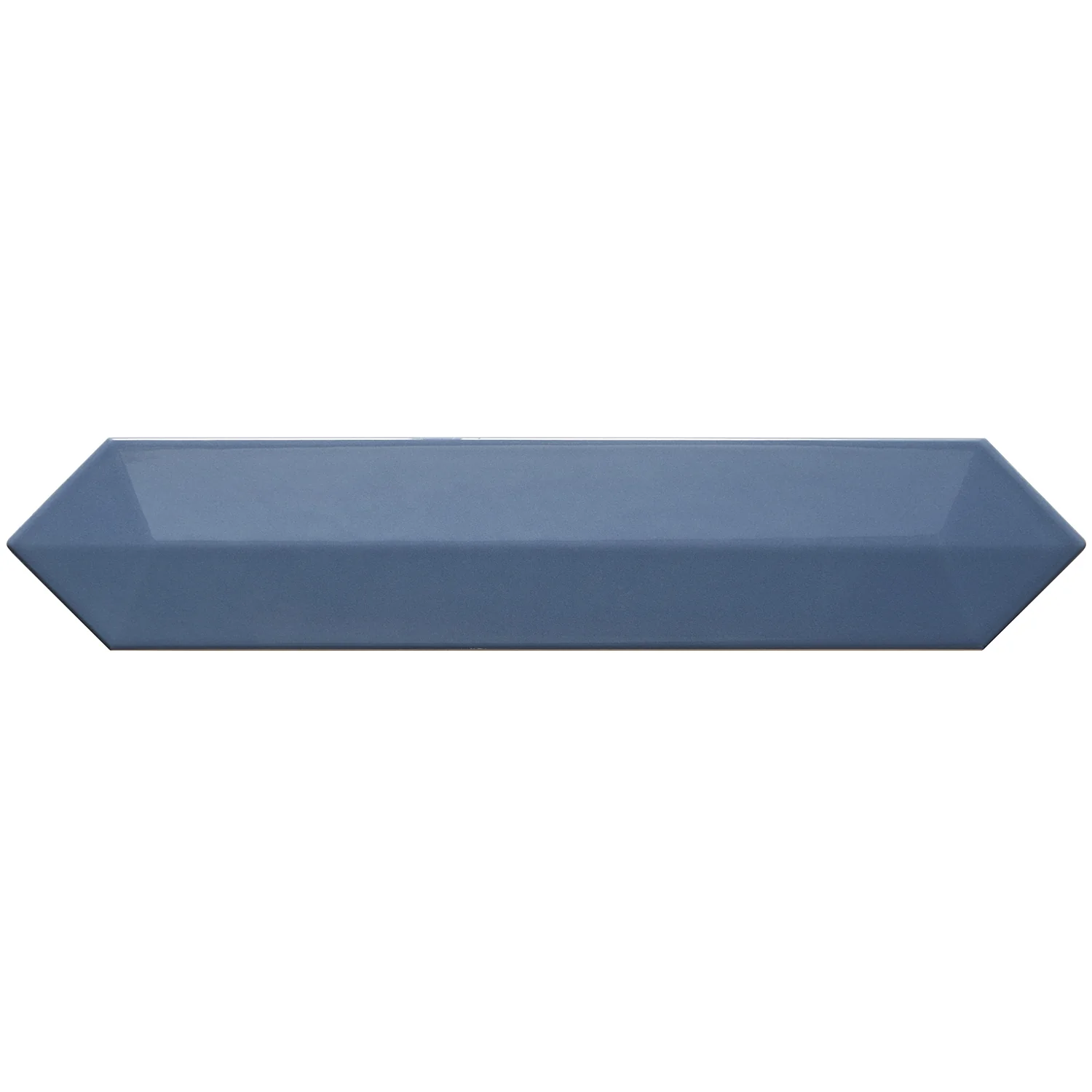 Kent Marine Blue 3D Picket Polished Ceramic Wall Tile - Lux Tile - Image 4