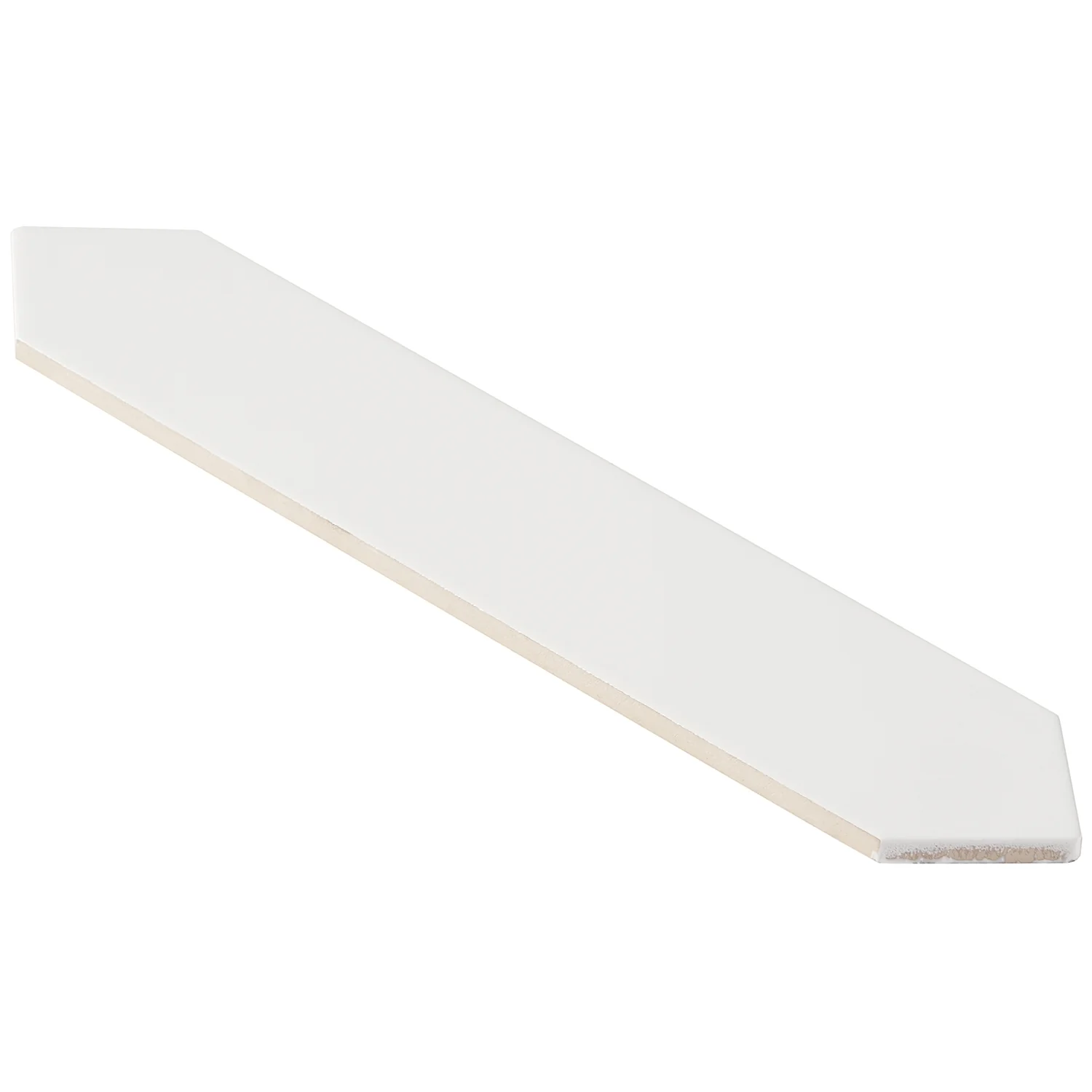 Kent White 3x12 Picket Polished Ceramic Wall Tile by Lux Tile - Image 3