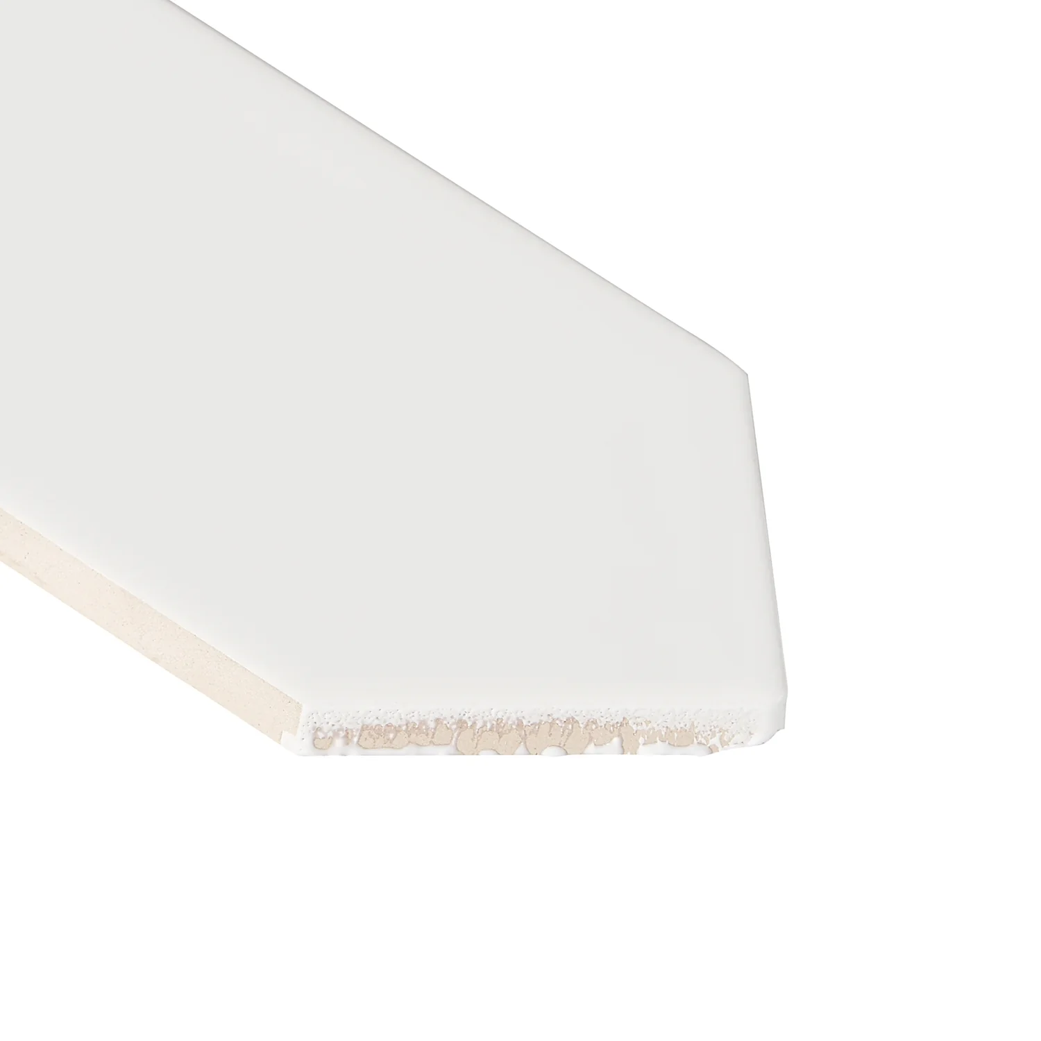 Kent White 3x12 Picket Polished Ceramic Wall Tile by Lux Tile - Image 7