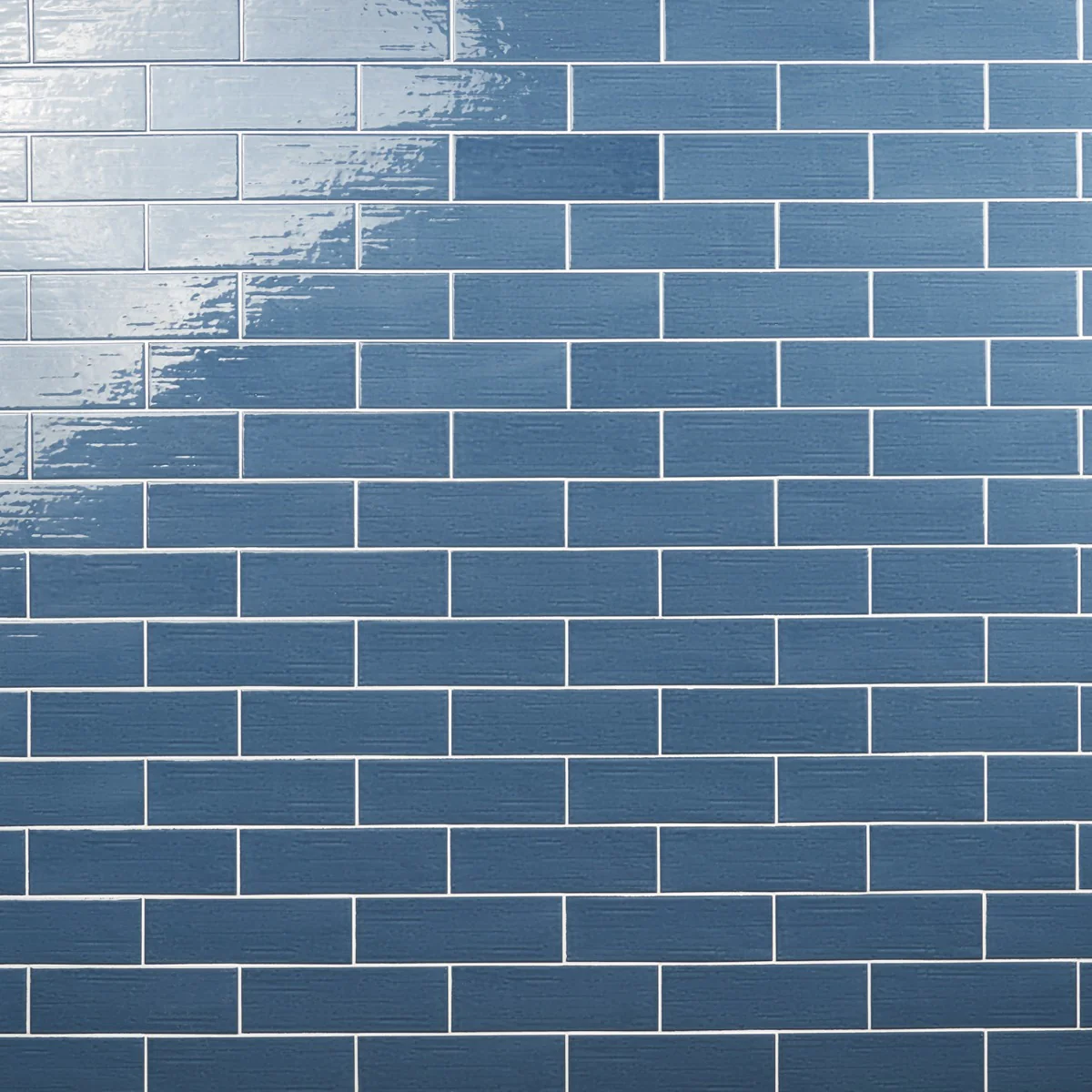 Kiln Blue 3x9 Polished Porcelain Subway Tile - Lux Tile - Image 4
