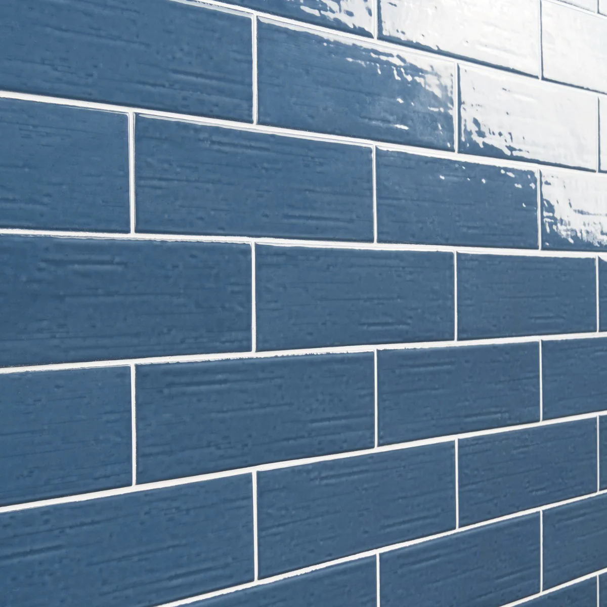 Kiln Blue 3x9 Polished Porcelain Subway Tile - Lux Tile - Image 6