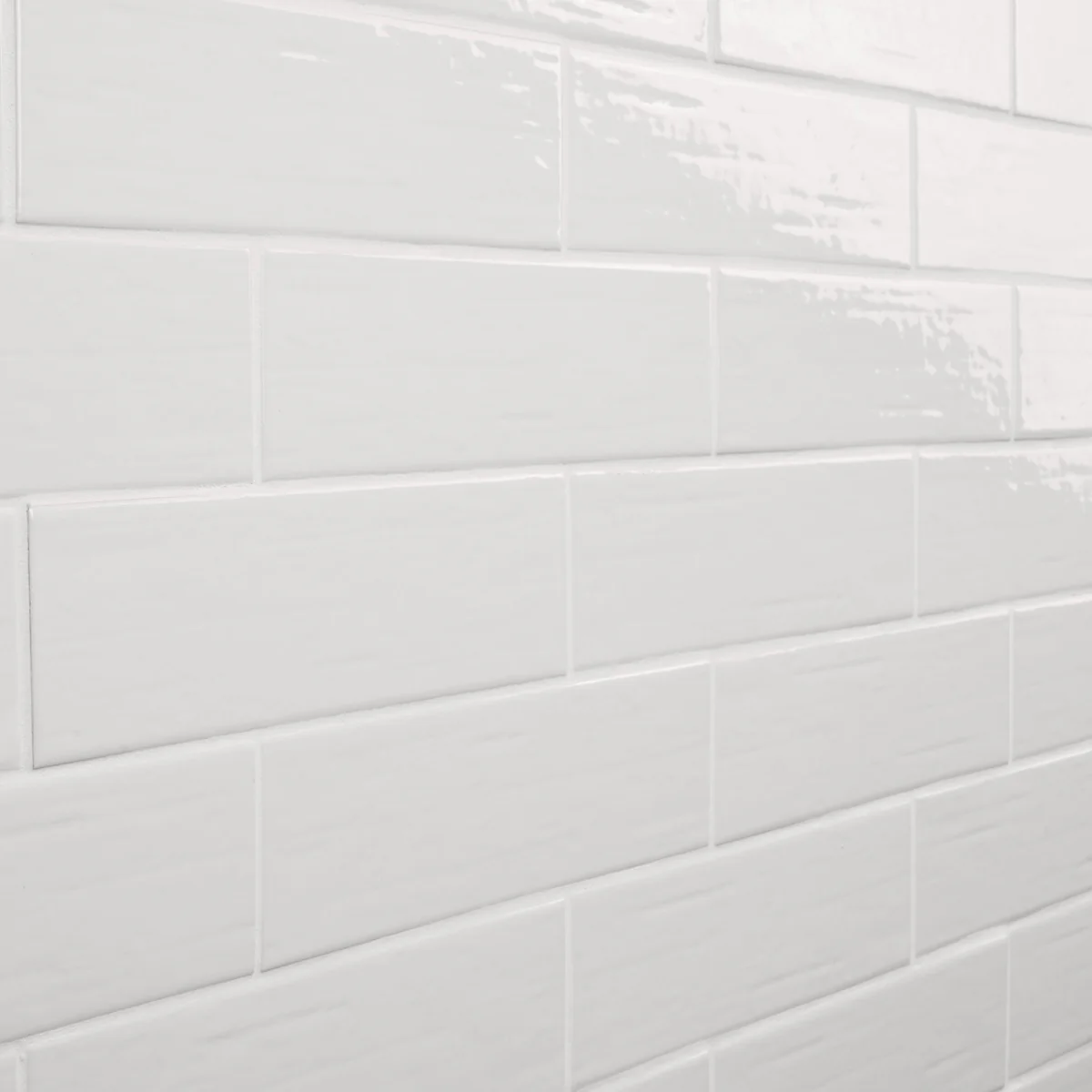 Kiln White 3x9 Polished Porcelain Subway Tile - Lux Tile - Image 5