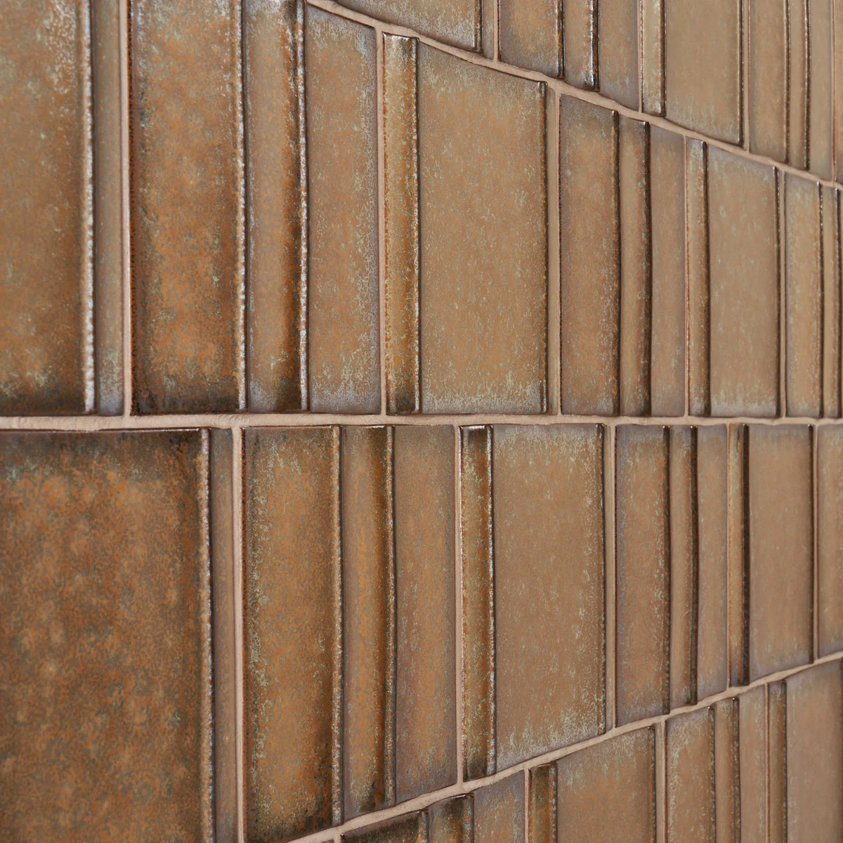Kinro Golden Brown 6x6 3D Matte Porcelain Tile by Lux Tile - Image 3