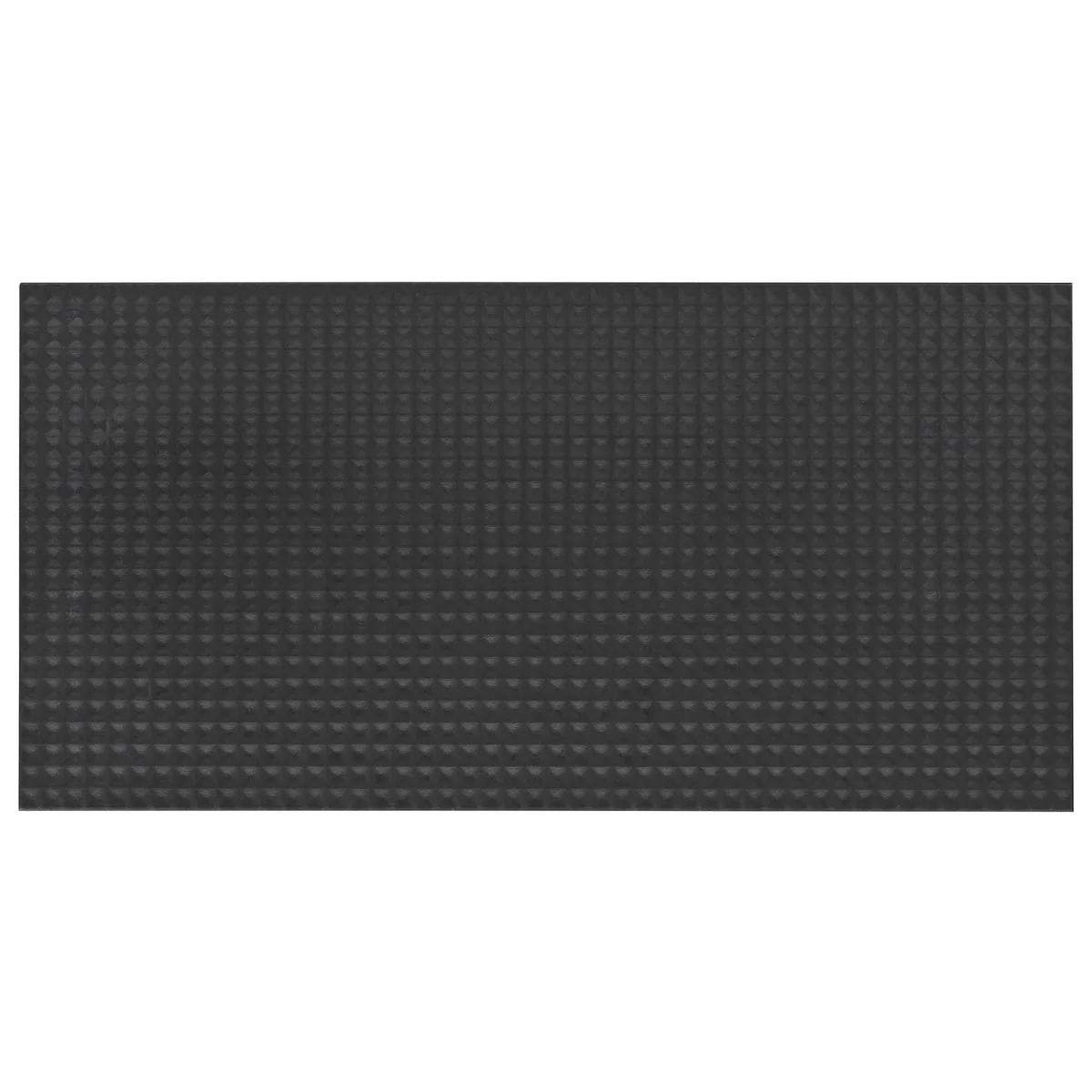 Kinzie Waffle Charcoal Black 8x16 Textured Matte Ceramic Tile by Lux Tile - Image 5