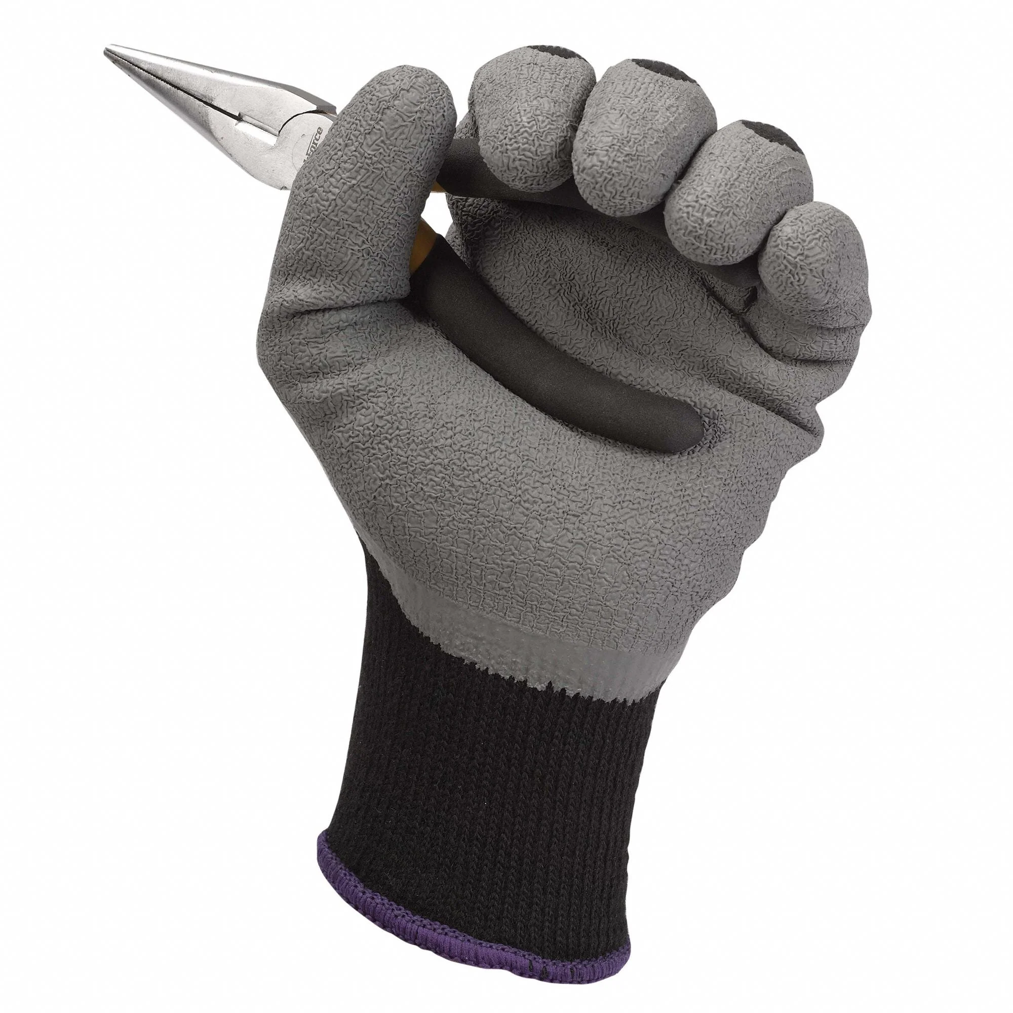 KLEENGUARD Jackson Safety G40 Coated Latex Gloves - Black, Size S - Image 5