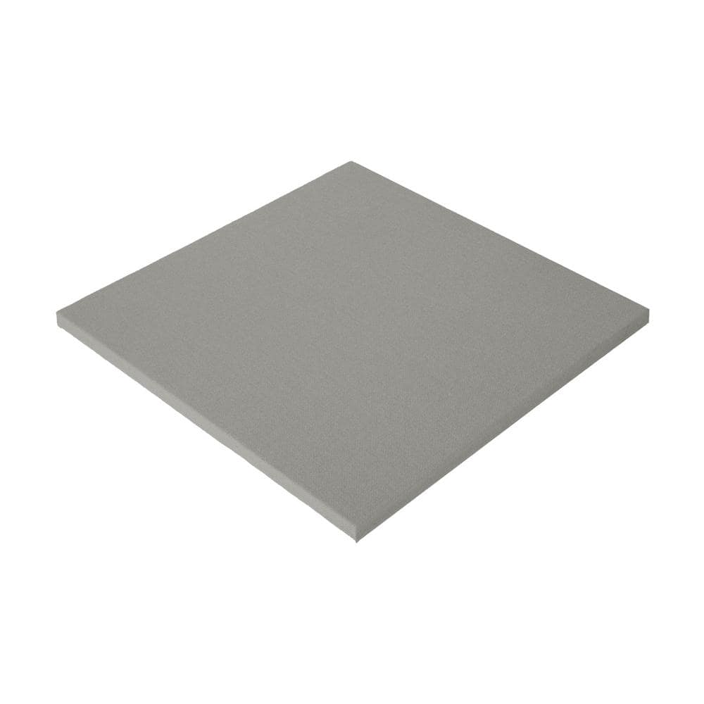 Knauf Insulation R-1.11 Gray Acoustic Faced Panel, Sound-Absorbing Fabric Square, 1 in. x 24 in. x 24 in.