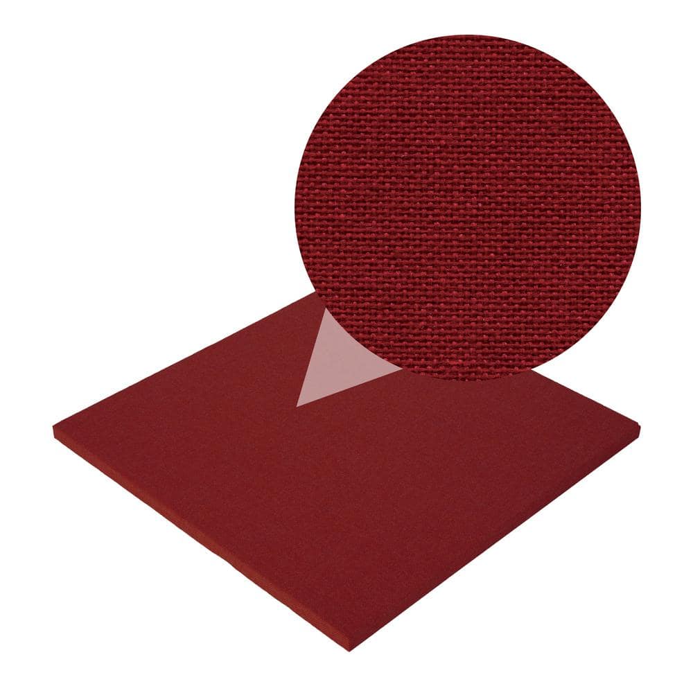 Knauf Insulation R-1.11 Red Acoustic Faced Panel – Sound Absorbing Fabric Square, 1 in x 24 in x 24 in - Image 4