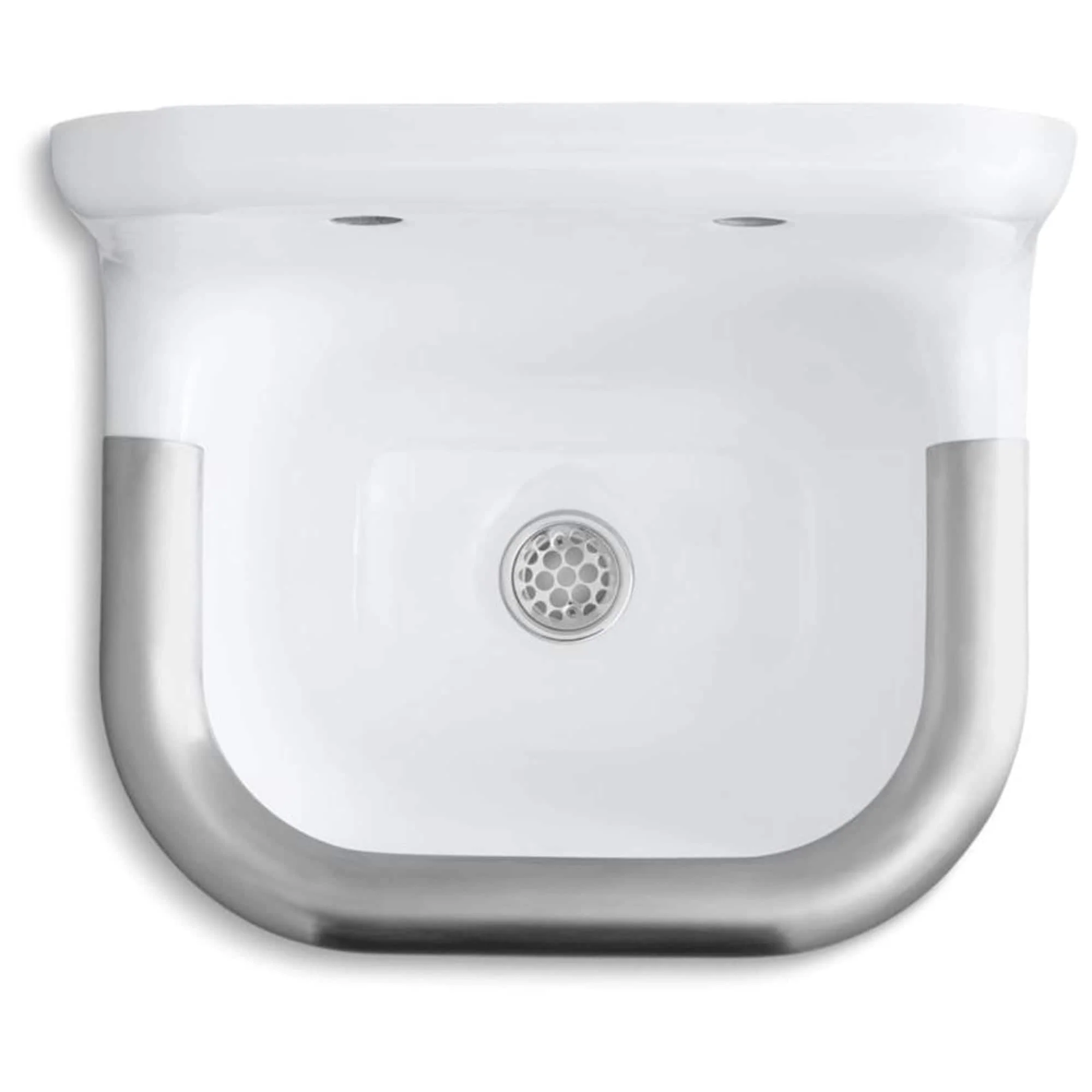 KOHLER Bannon 14-in x 18-in 1-Basin Wall Mount Laundry Sink - White - Image 5