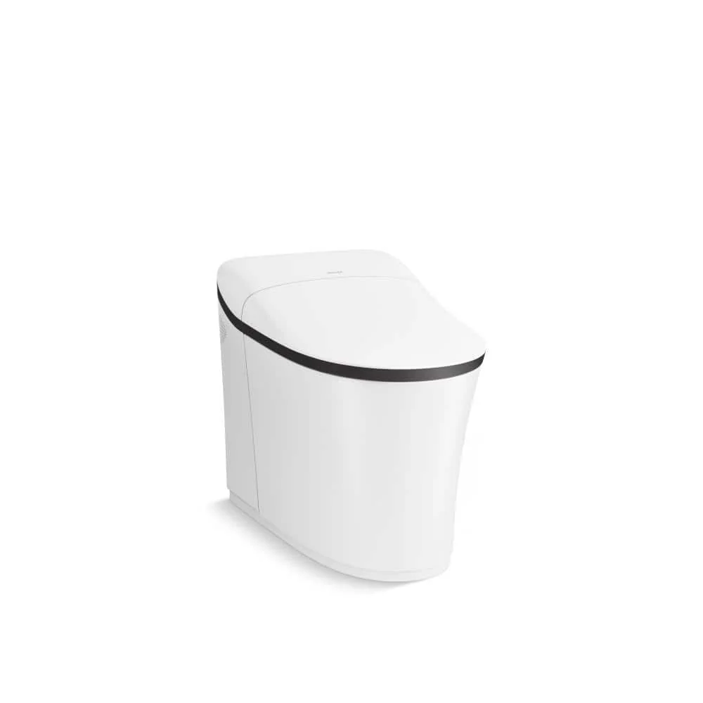 KOHLER Eir Smart Bidet Toilet Matte Black/White 0.8/1.0 GPF