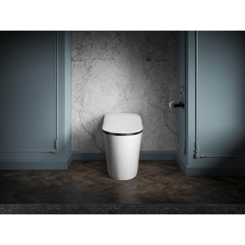 KOHLER Eir Smart Bidet Toilet Matte Black/White 0.8/1.0 GPF - Image 4