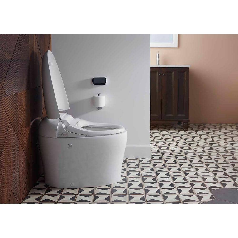 KOHLER Karing Intelligent Smart Toilet with Built-In Bidet and Auto Open - White - Image 4