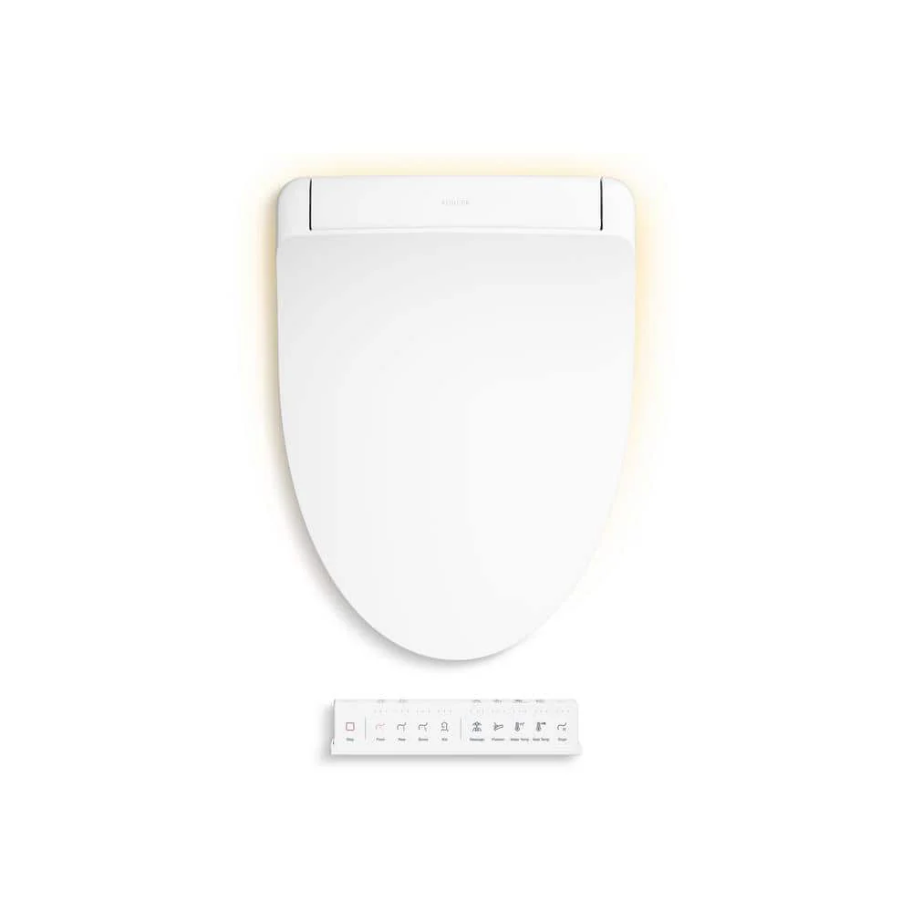 KOHLER Pure Wash E930 Elongated Bidet Toilet Seat with Remote Control - Image 3
