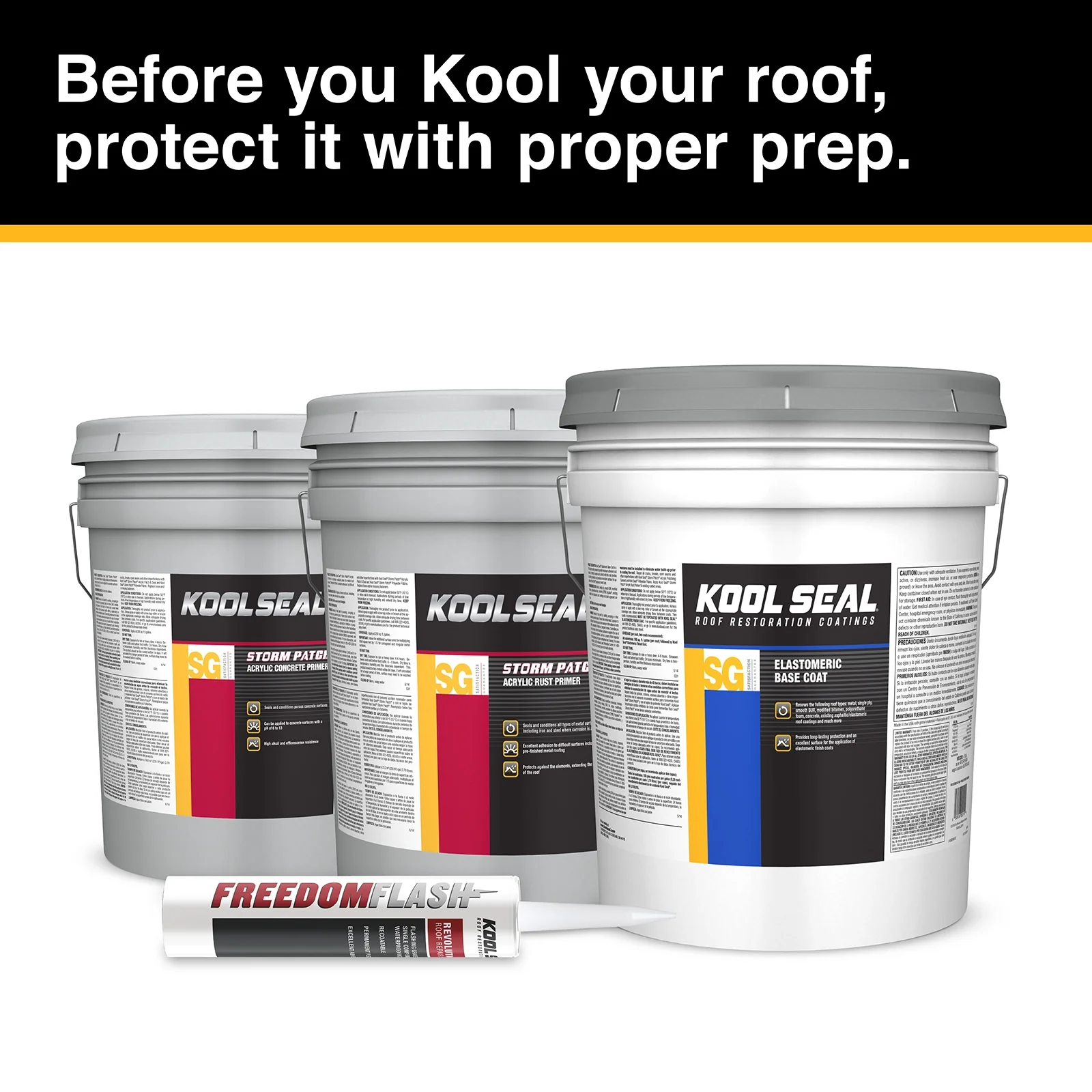 Kool Seal 4.75-Gallon White Elastomeric Reflective Roof Coating, 7-Year Limited Warranty - Image 6
