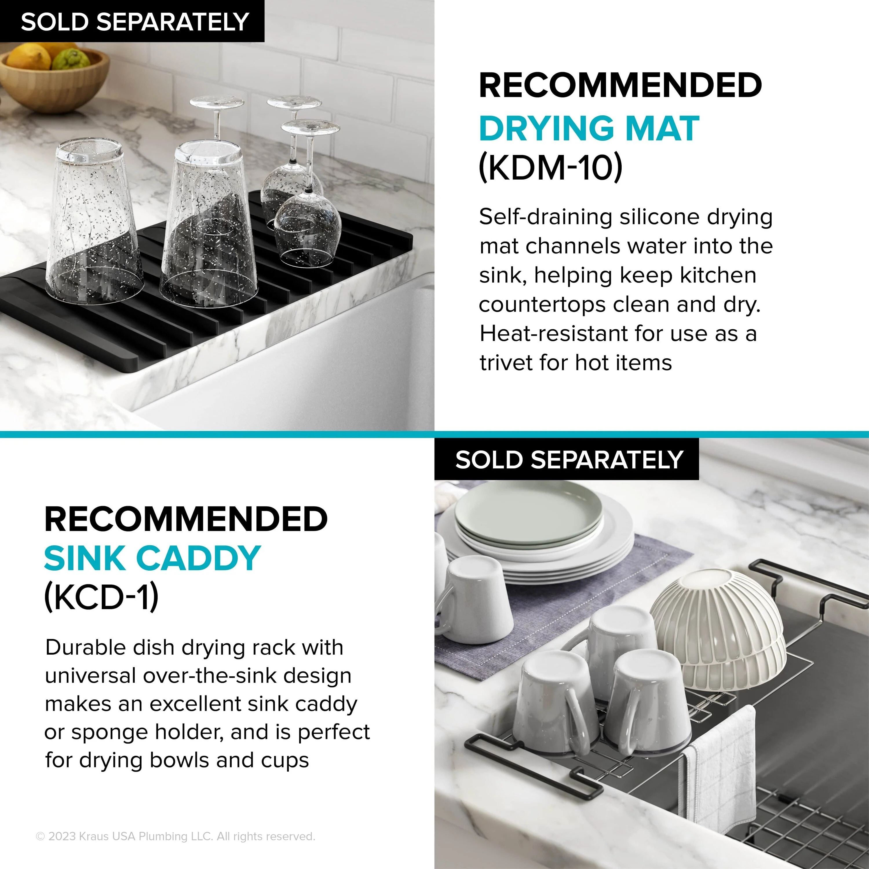 Kraus 19-in x 23-in Stainless Steel Undermount Laundry Sink with Drain - Image 13