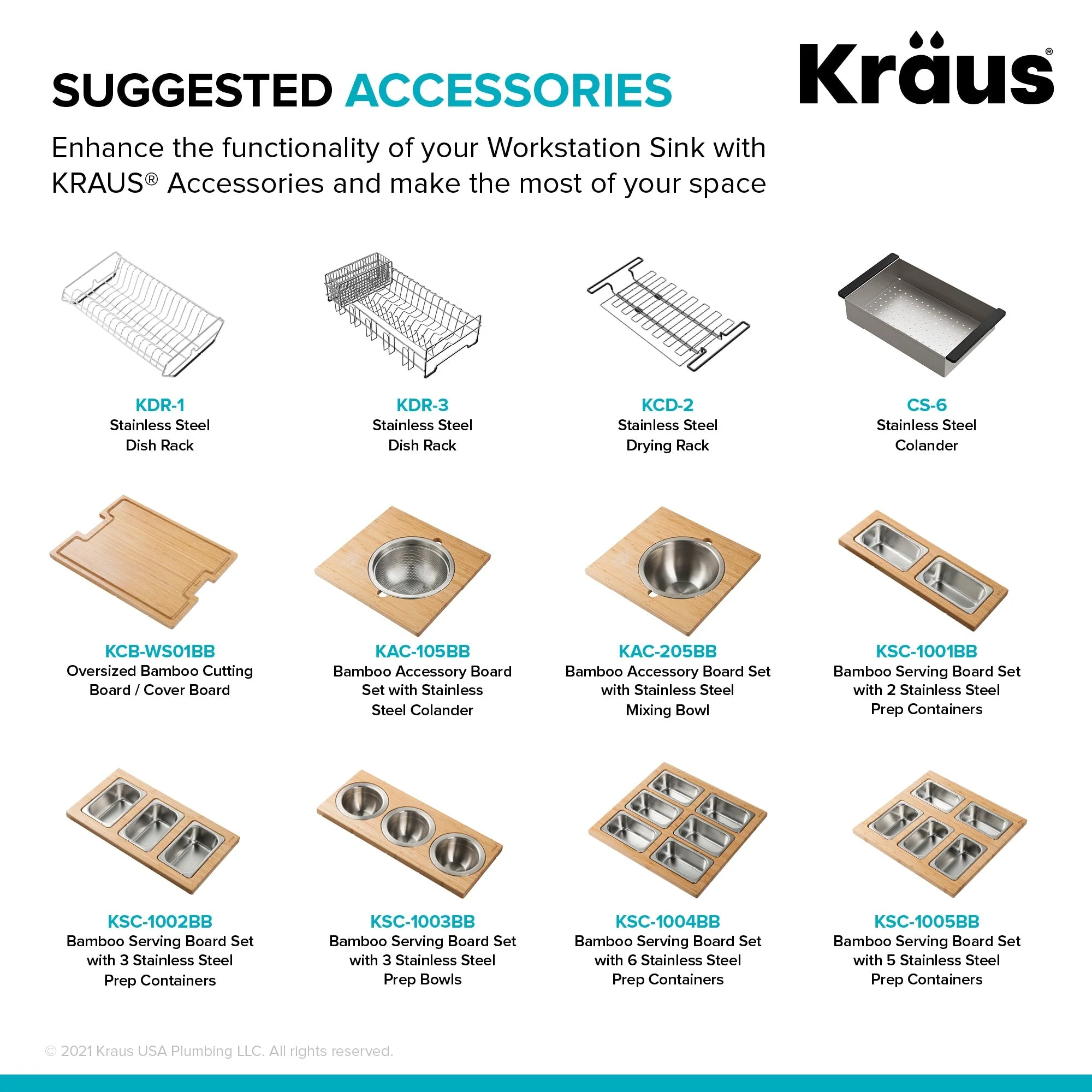 Kraus 19-in x 23-in Stainless Steel Undermount Laundry Sink with Drain - Image 17