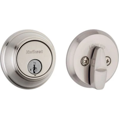 Kwikset 816 Series Satin Nickel Single Cylinder Key Control Deadbolt featuring SmartKey Security - Image 6