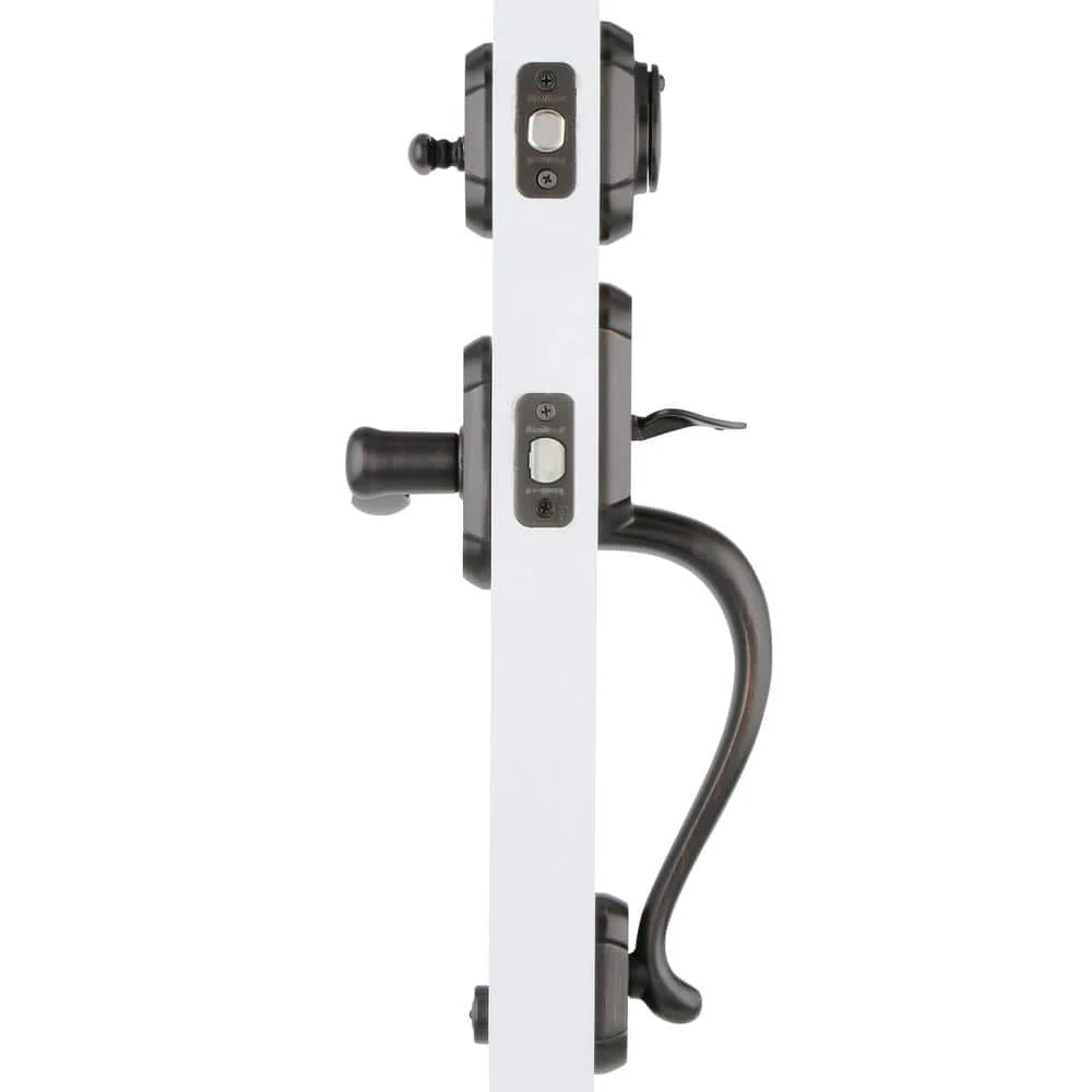 Kwikset Austin Venetian Bronze Single Cylinder Door Handleset with Austin Entry Door Lever Featuring SmartKey Security - Image 5