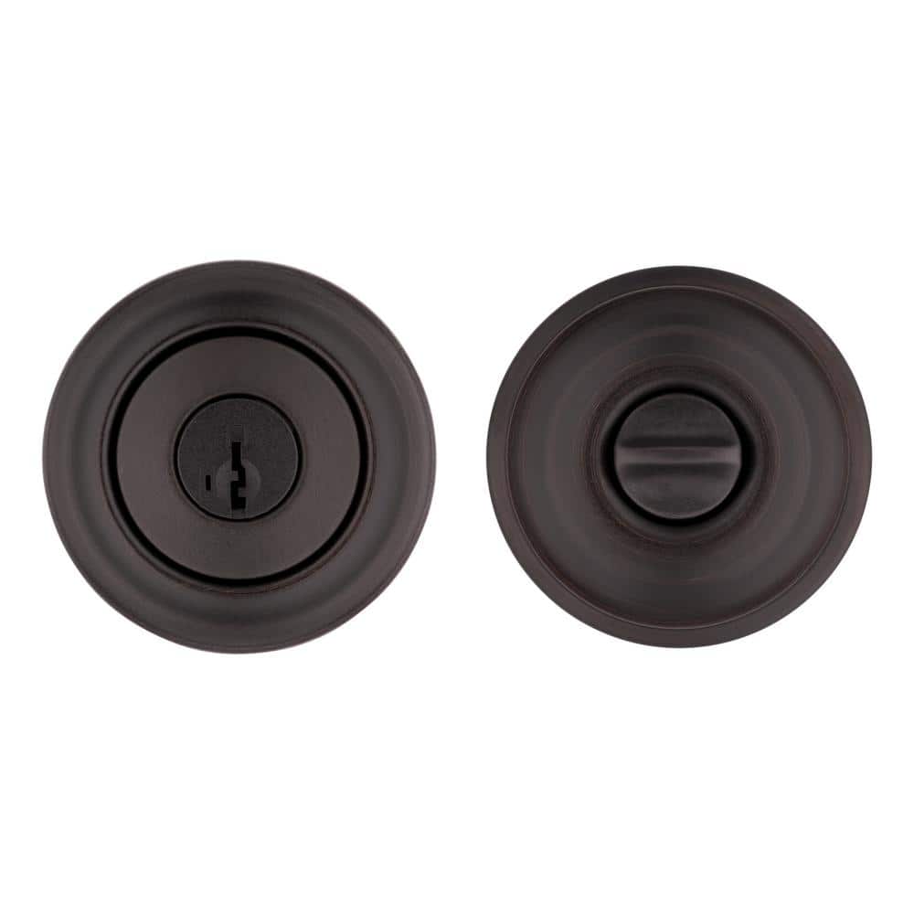 Kwikset Cove Keyed Entry Door Knob, Venetian Bronze, SmartKey Security - Image 4