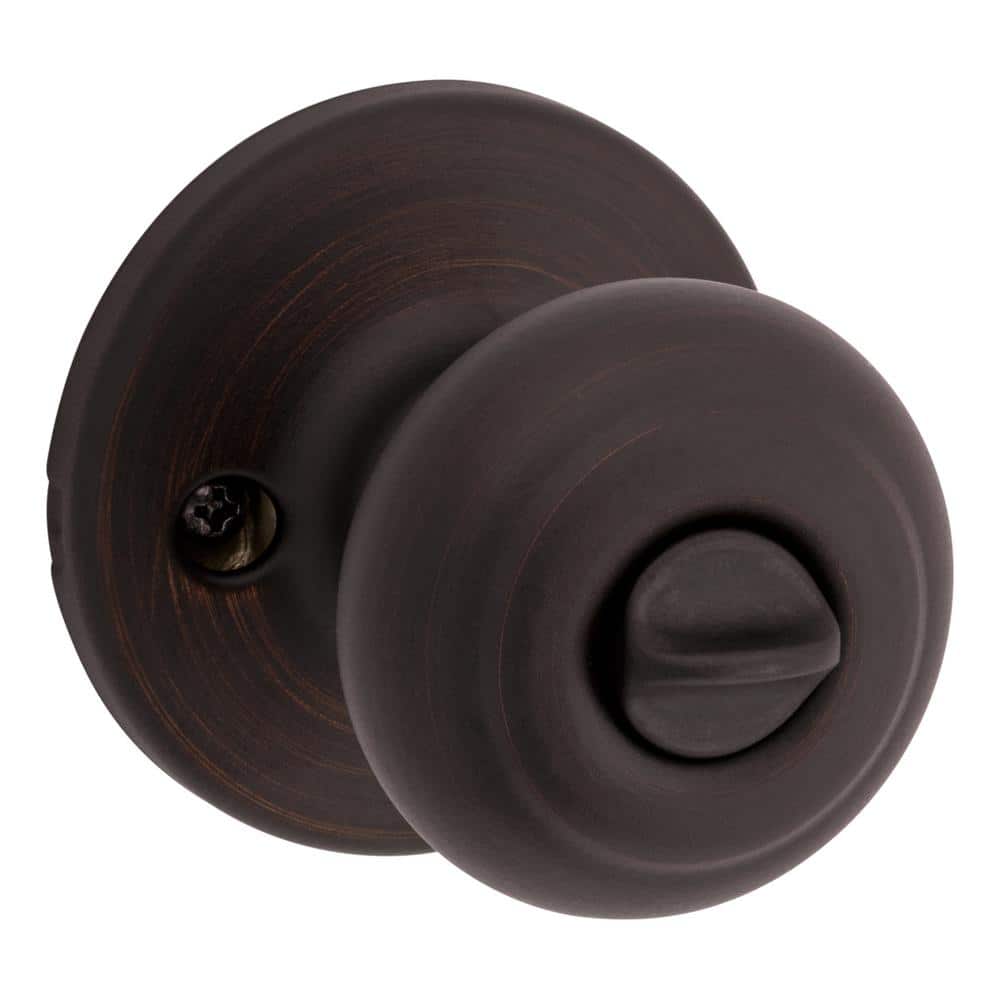 Kwikset Cove Keyed Entry Door Knob, Venetian Bronze, SmartKey Security - Image 6