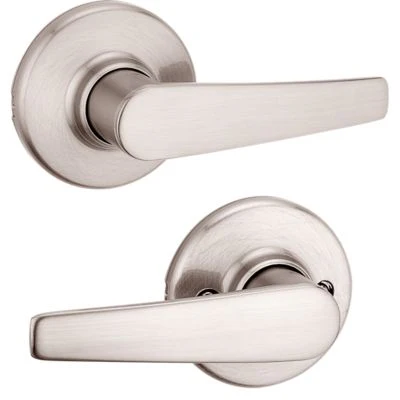 Kwikset Delta Satin Chrome Passage Hall/Closet Door Lever - Image 3