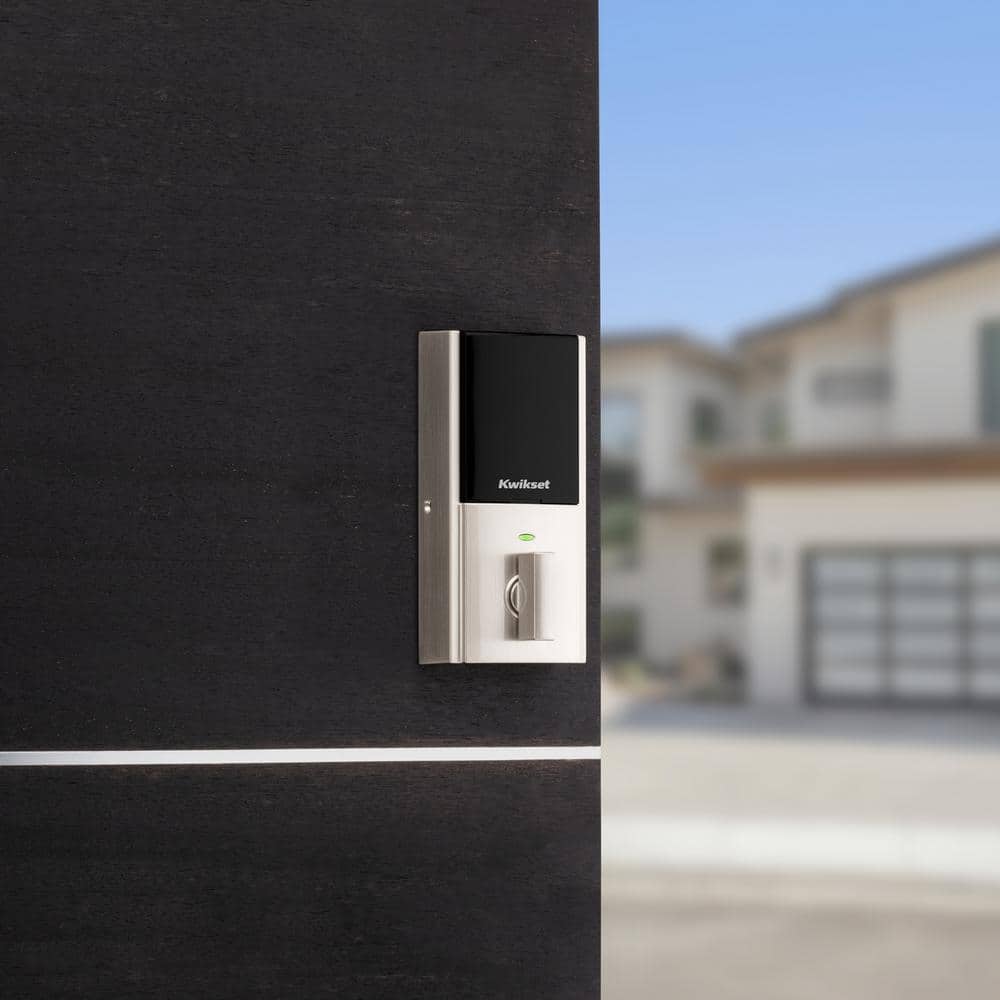 Kwikset HALO Touch Fingerprint WiFi Smart Lock Deadbolt with SmartKey Security & San Clemente Handleset – Satin Nickel - Image 6