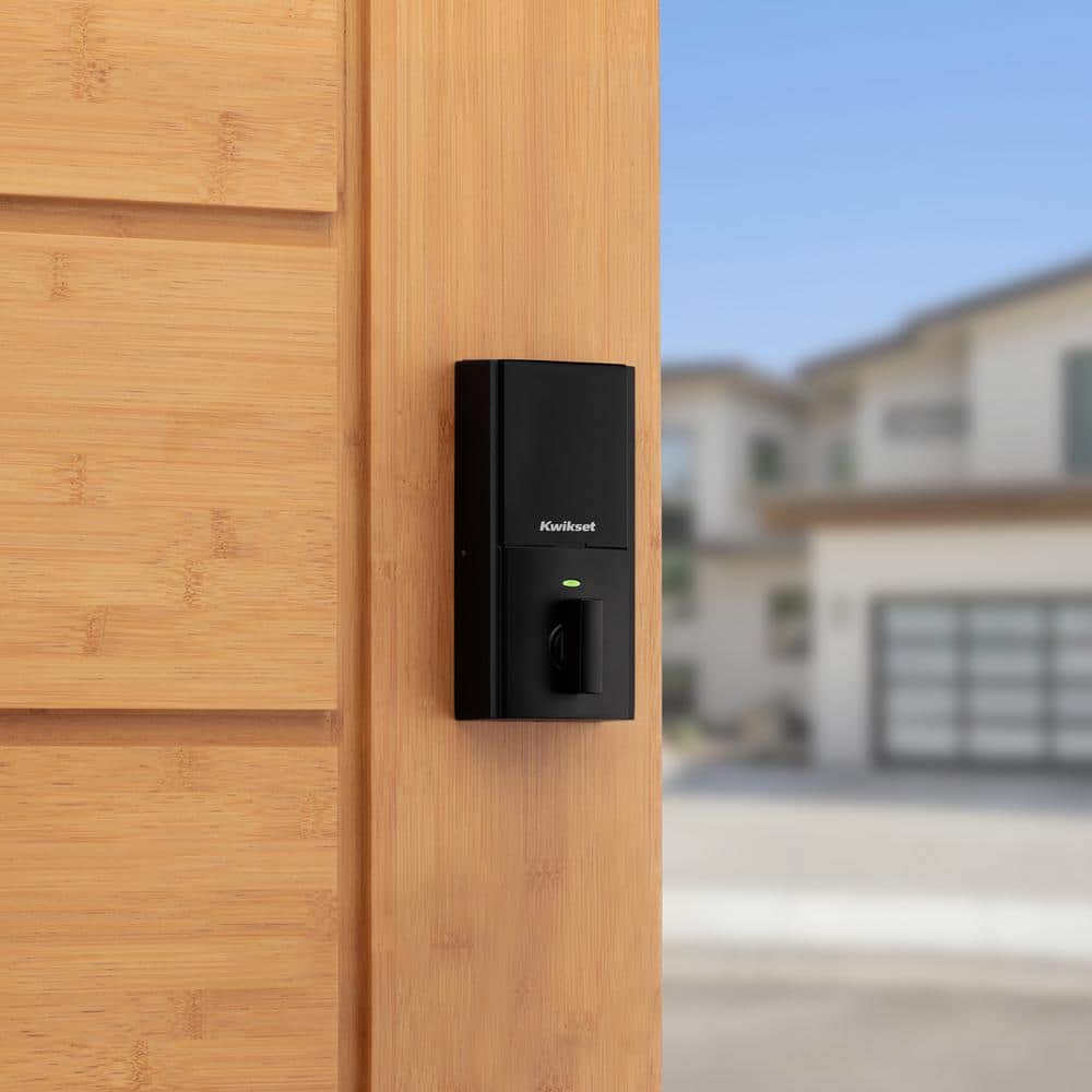 Kwikset Halo Touch Smart Lock with Halifax Lever, Matte Black – Fingerprint Wi‑Fi Electronic Deadbolt with SmartKey Security - Image 6