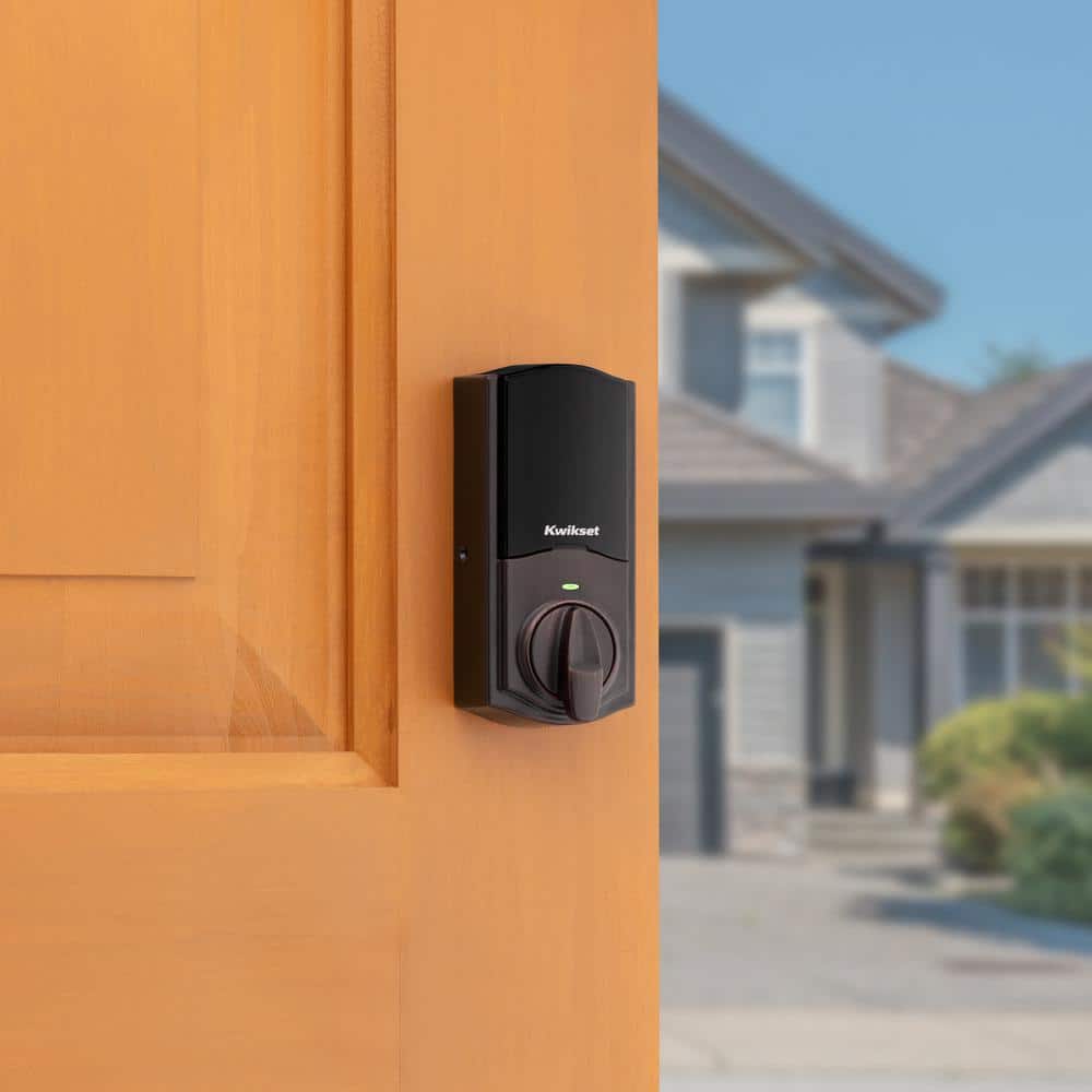Kwikset Halo Touch Venetian Bronze Traditional Fingerprint Wi‑Fi Smart Lock Deadbolt with SmartKey Security and Tustin Lever - Image 6