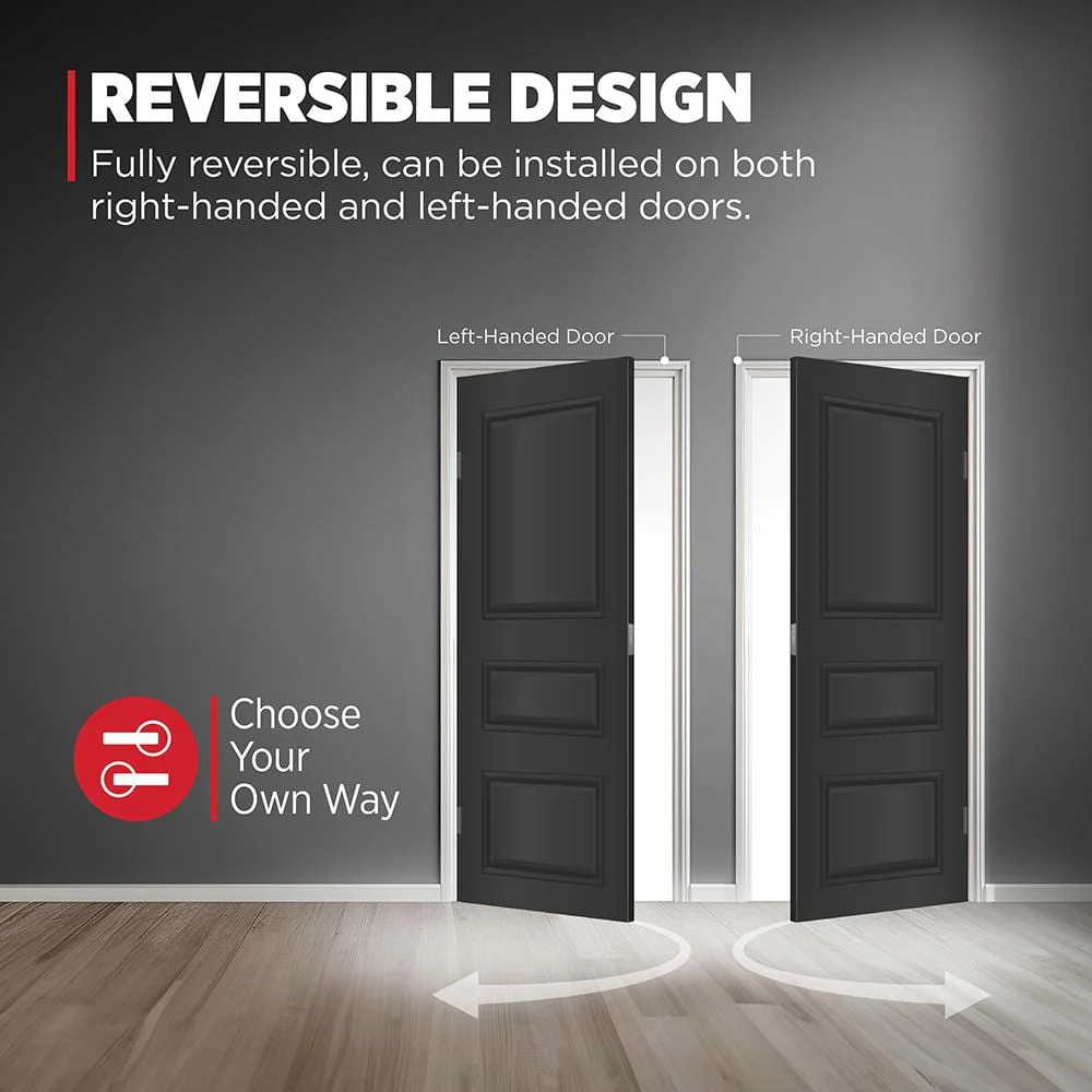 Kwikset Juno Satin Nickel Exterior Entry Door Knob & Double Cylinder Deadbolt Combo Pack with SmartKey Security - Image 6