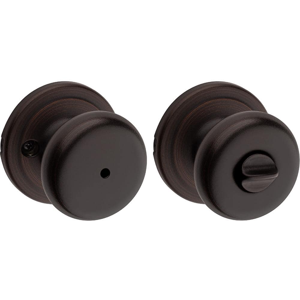 Kwikset Juno Venetian Bronze Privacy Bed/Bath Door Knob