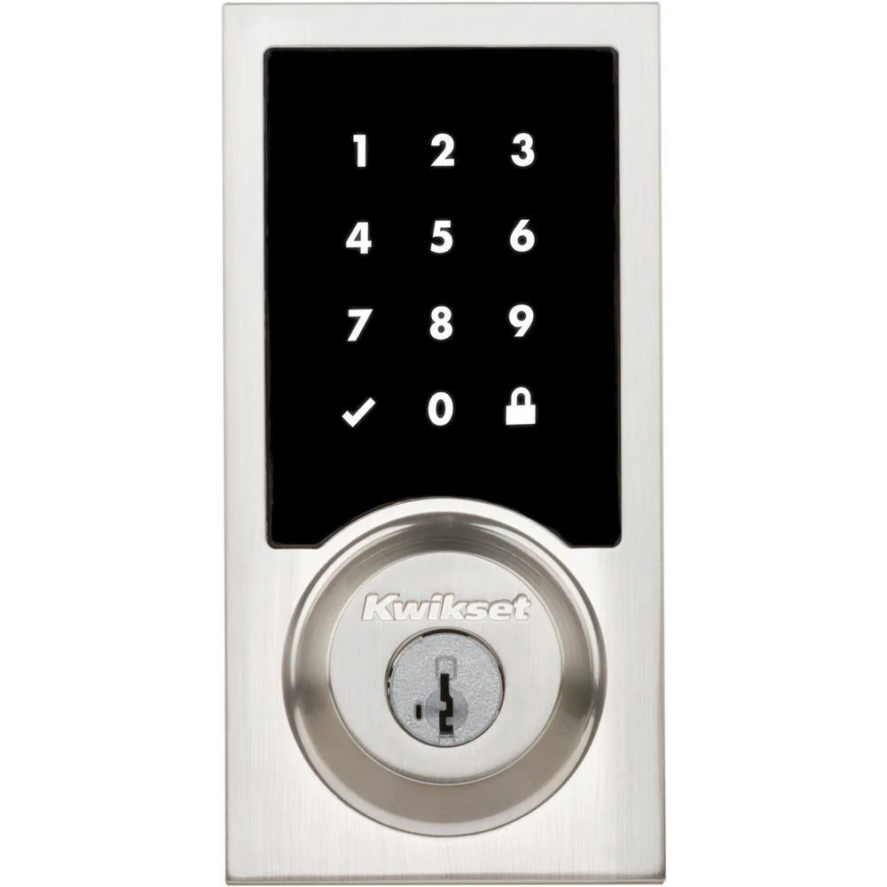 Kwikset Premis Contemporary Touchscreen Smart Lock – Matte Black, Single Cylinder Electronic Deadbolt with SmartKey Security - Image 4