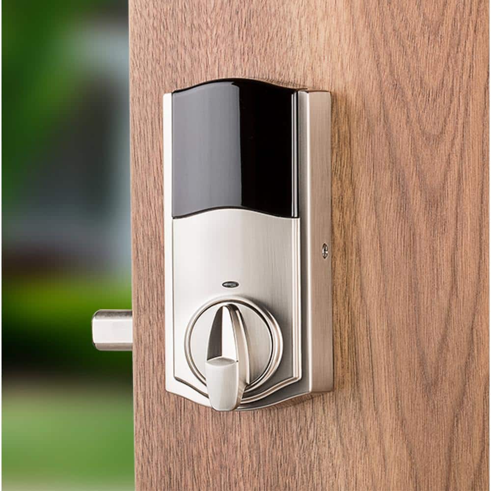 Kwikset Premis Touchscreen Smart Lock, Satin Nickel Single Cylinder Electronic Deadbolt with SmartKey Security - Image 2