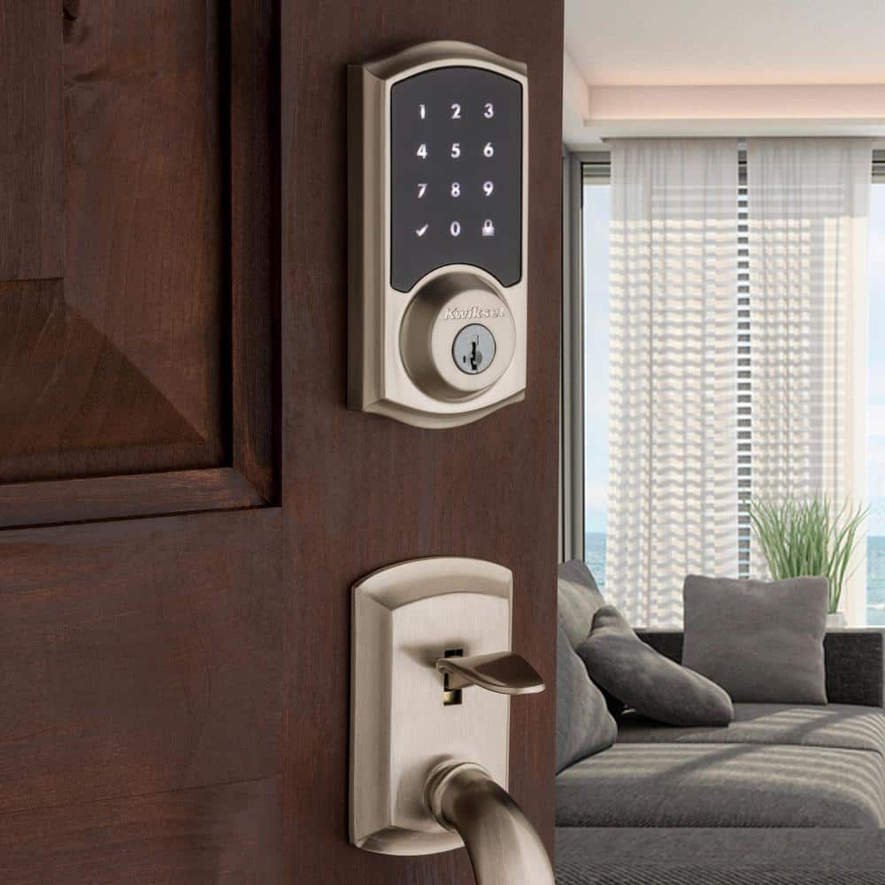 Kwikset Premis Touchscreen Smart Lock, Satin Nickel Single Cylinder Electronic Deadbolt with SmartKey Security - Image 6