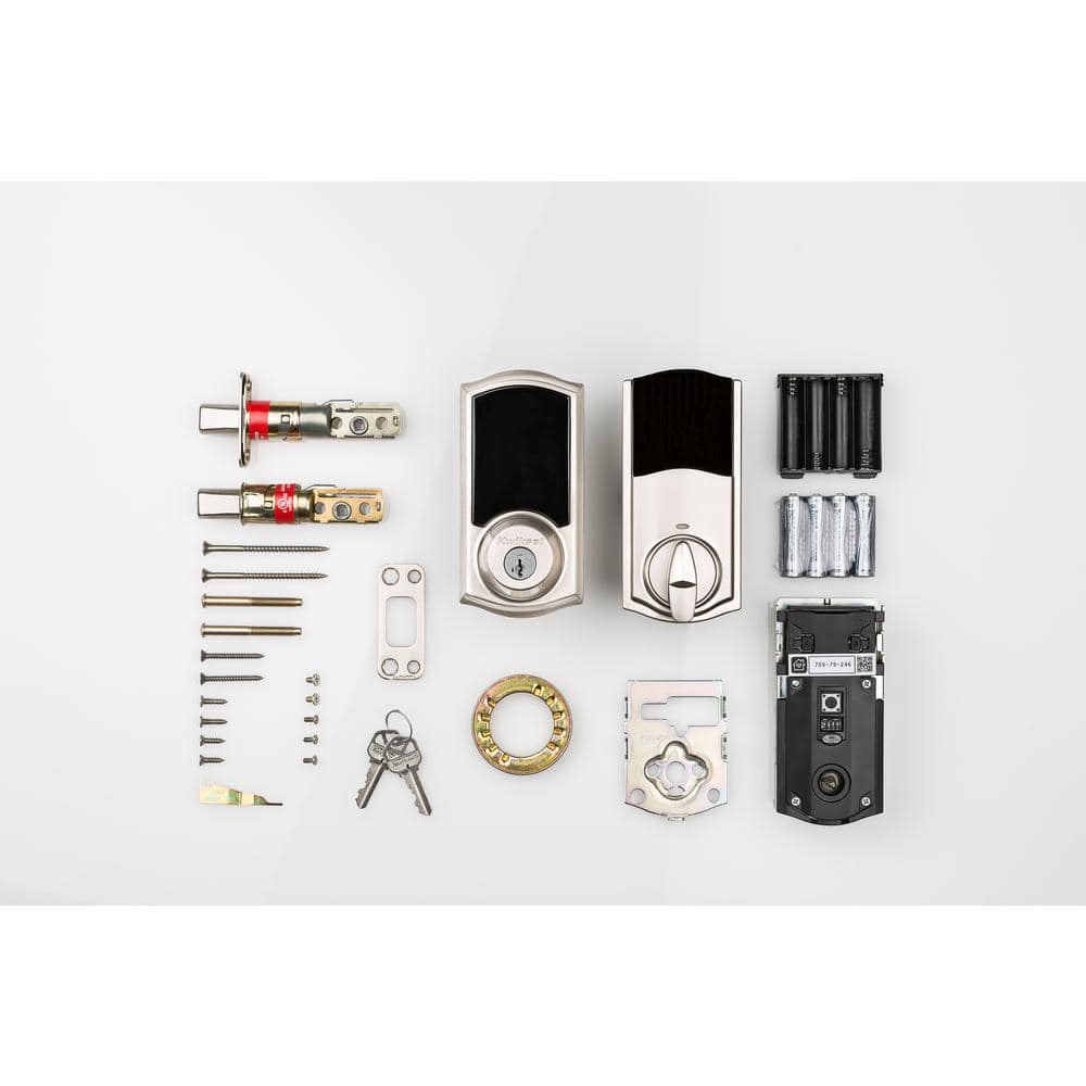 Kwikset Premis Touchscreen Smart Lock, Satin Nickel Single Cylinder Electronic Deadbolt with SmartKey Security - Image 7