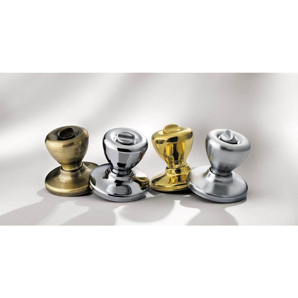 Kwikset Tylo Antique Brass Keyed Entry Door Knob with Microban Antimicrobial Technology - Image 7