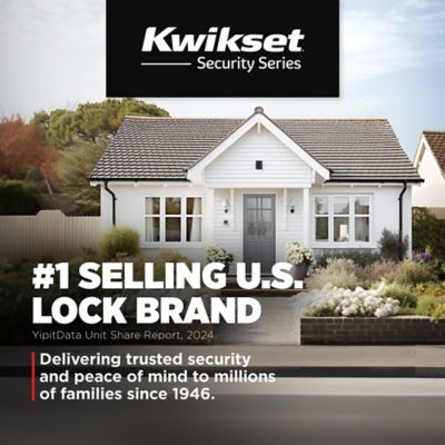 Kwikset Tylo Polished Brass Passage Hall/Closet Door Knob with Microban Antimicrobial Technology - Image 3
