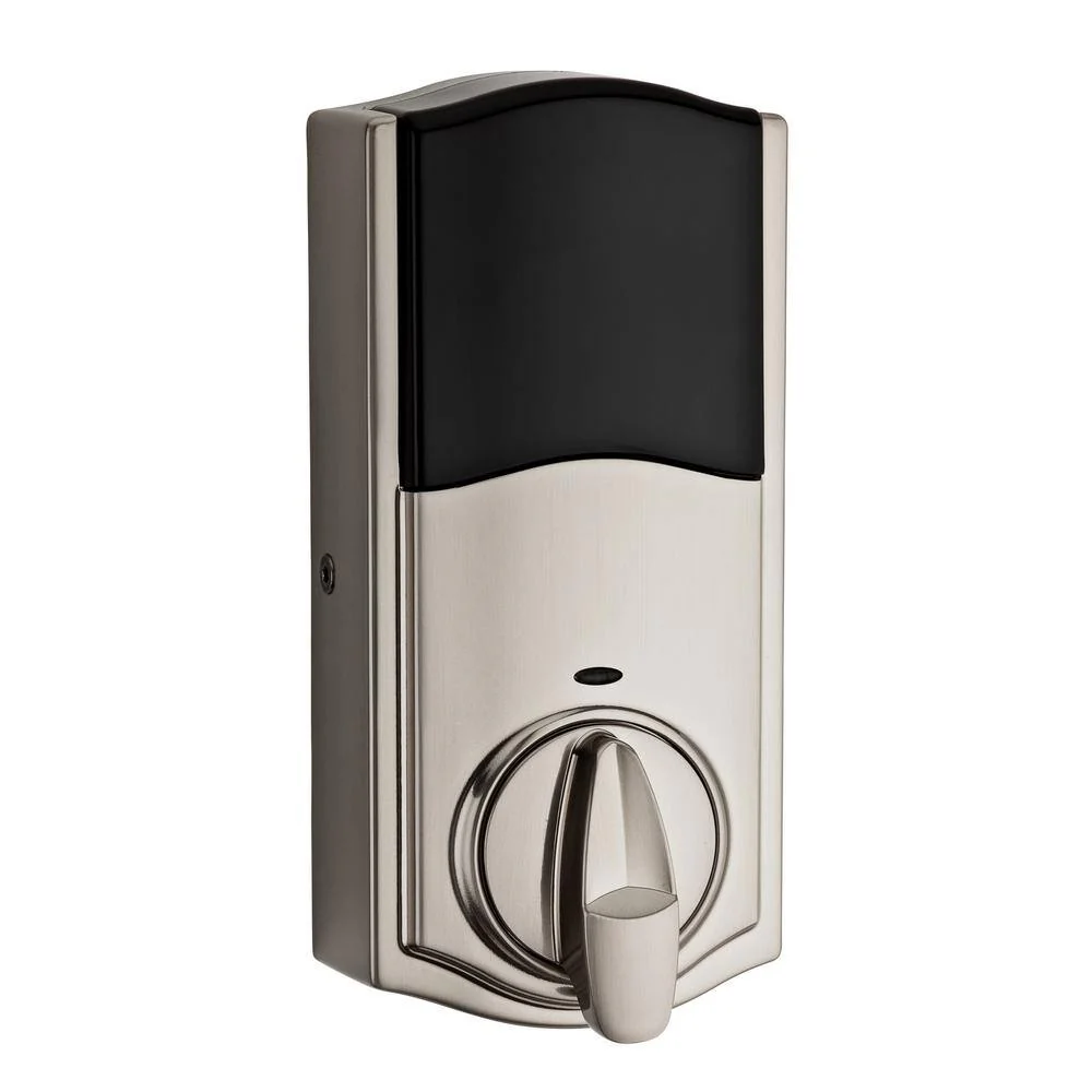 Kwikset Z-Wave SmartCode Satin Nickel Single Cylinder Keypad Electronic Deadbolt with Juno Hall/Closet Knob - Image 3