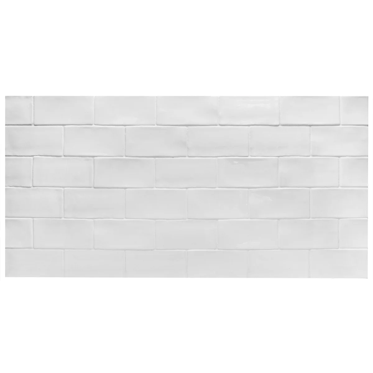 Lancaster Bianco White 3x6 Polished Ceramic Subway Tile - Lux Tile - Image 6