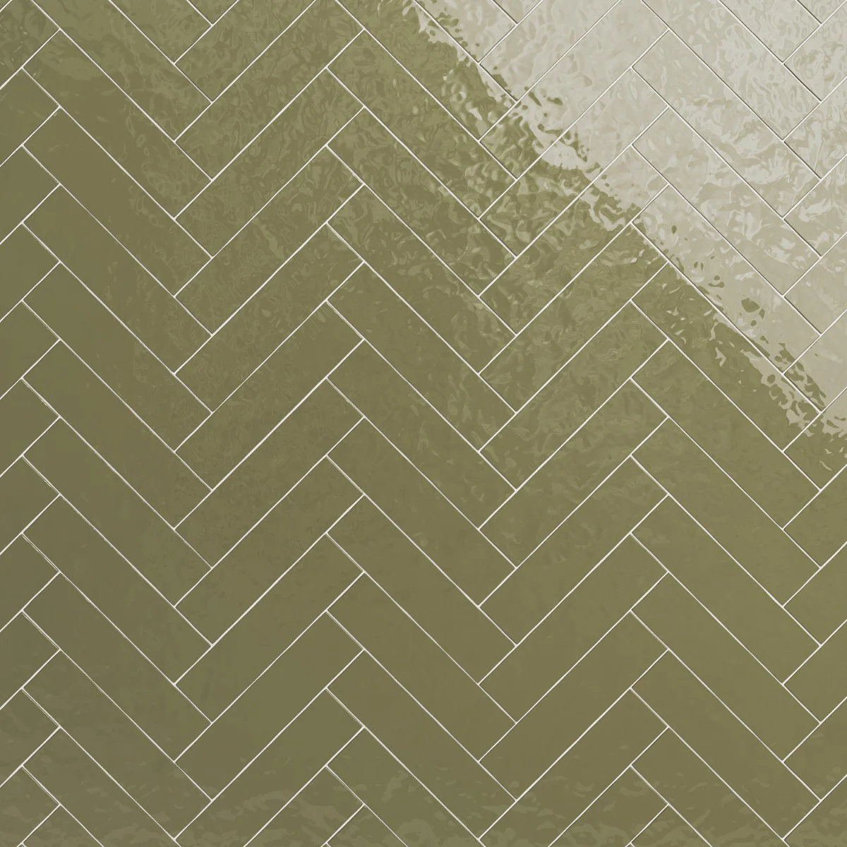 Lancaster Celery Green 3x12 Polished Ceramic Subway Tile - Image 3
