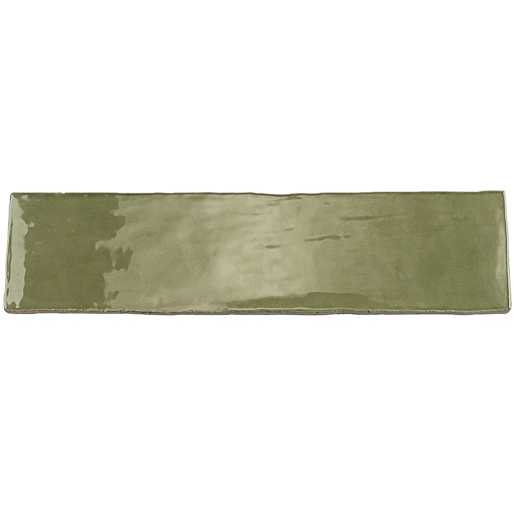 Lancaster Celery Green 3x12 Polished Ceramic Subway Tile - Image 5