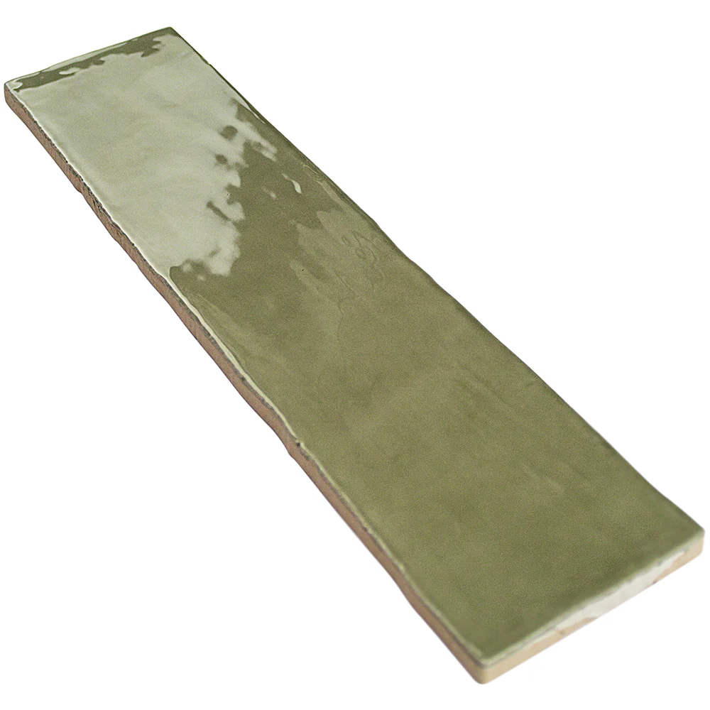 Lancaster Celery Green 3x12 Polished Ceramic Subway Tile - Image 8