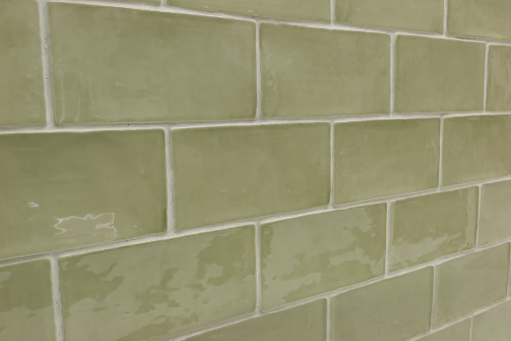 Lancaster Celery Green 3x6 Polished Ceramic Subway Tile for Walls - Image 3